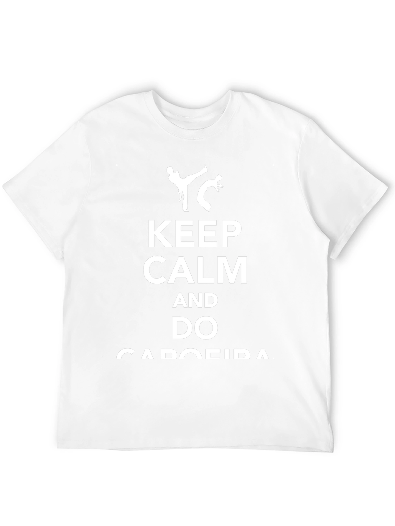 Keep Calm and Do Capoeira Black T-Shirt