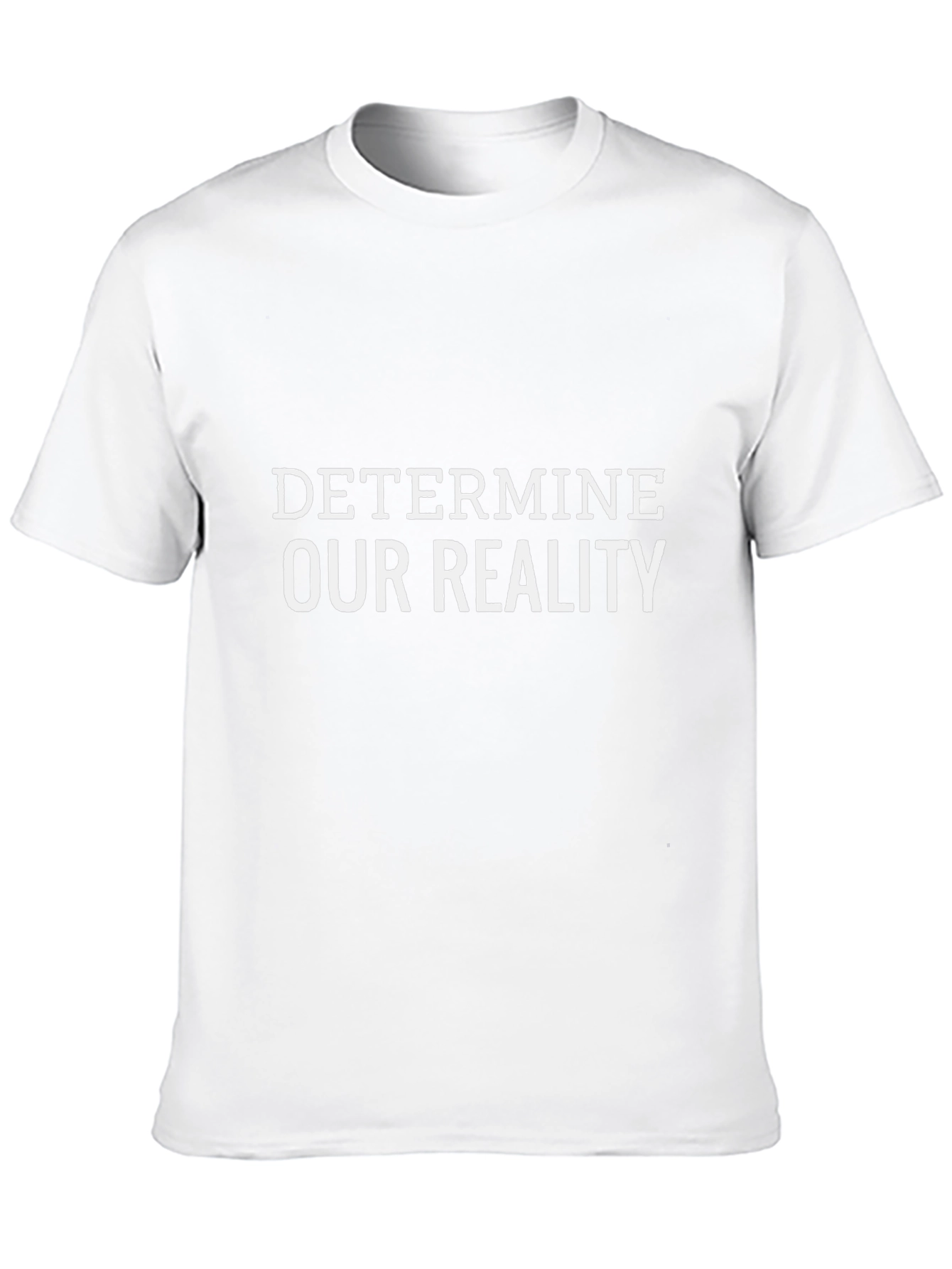 Determine Our Reality Black Graphic T-Shirt