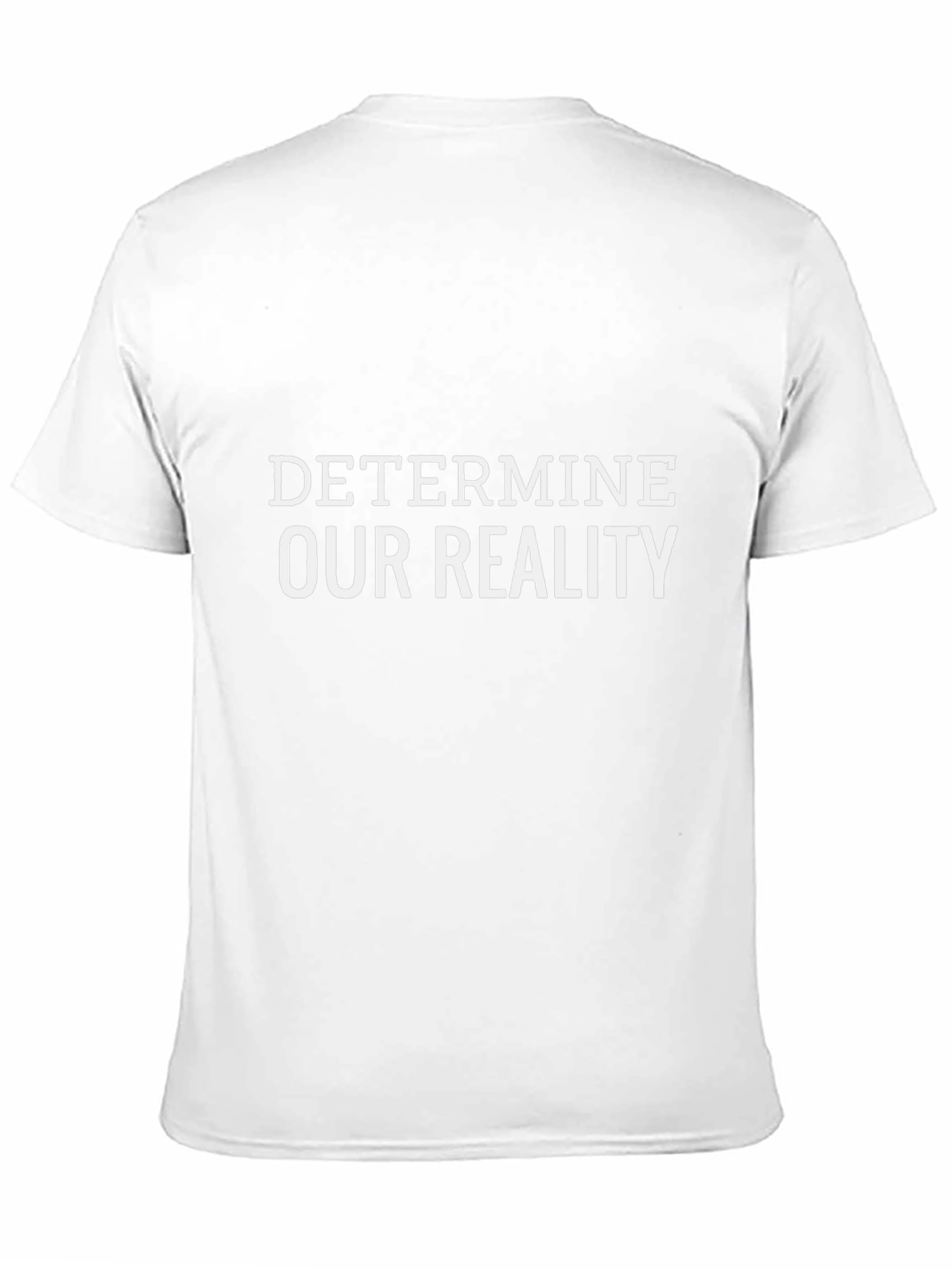 Determine Our Reality Black Graphic T-Shirt