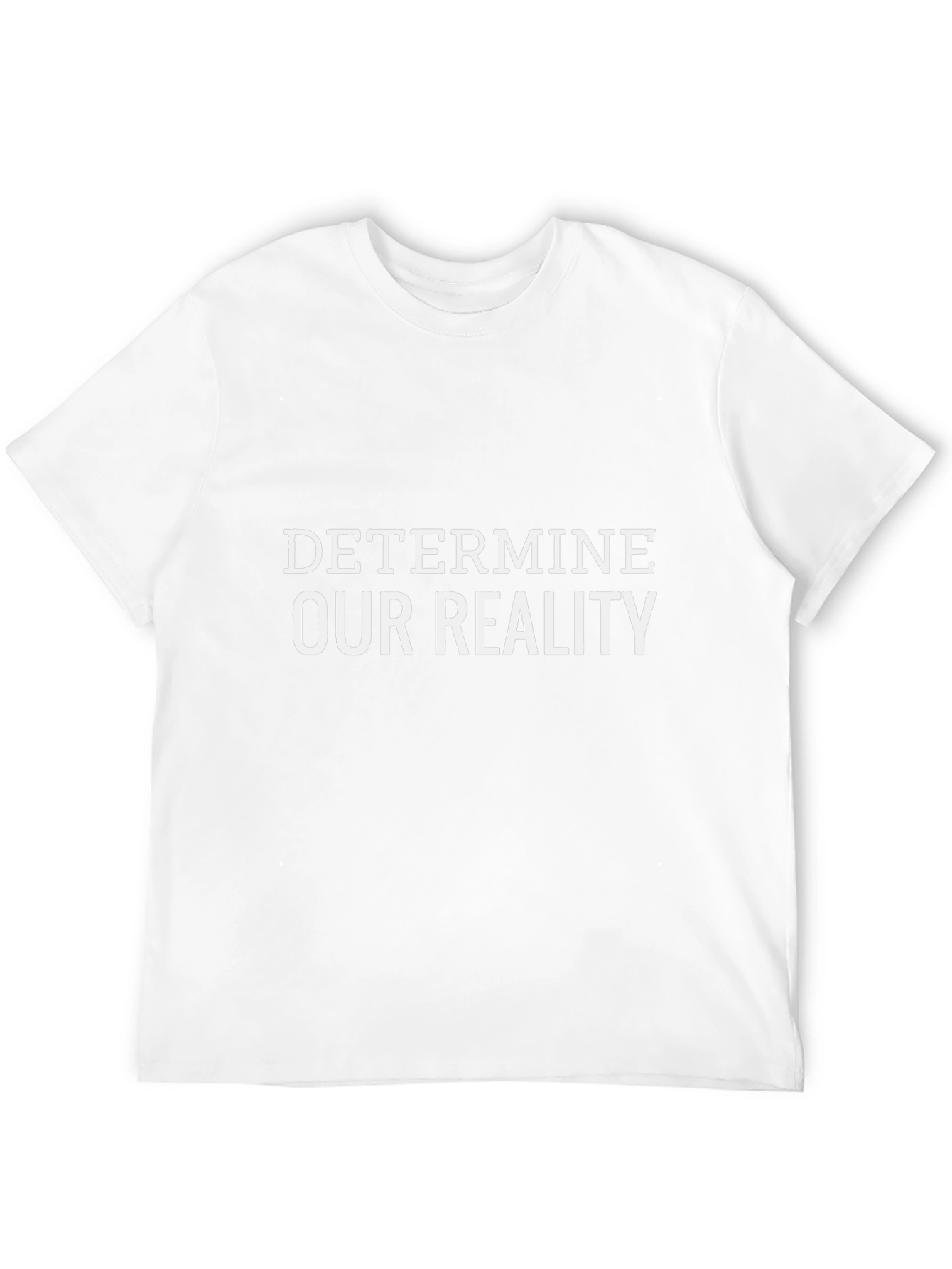 Determine Our Reality Black Graphic T-Shirt