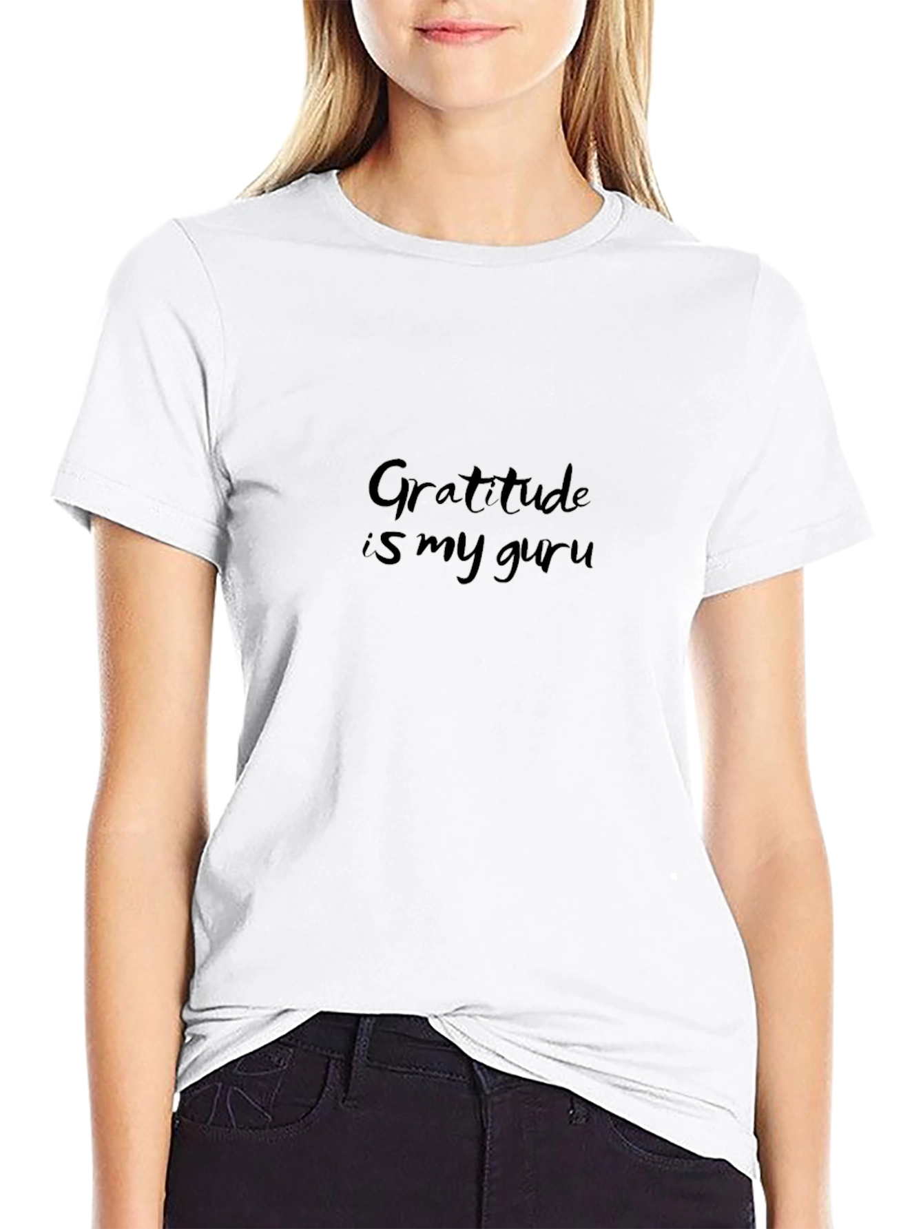 Gratitude is my Guru Black T-Shirt