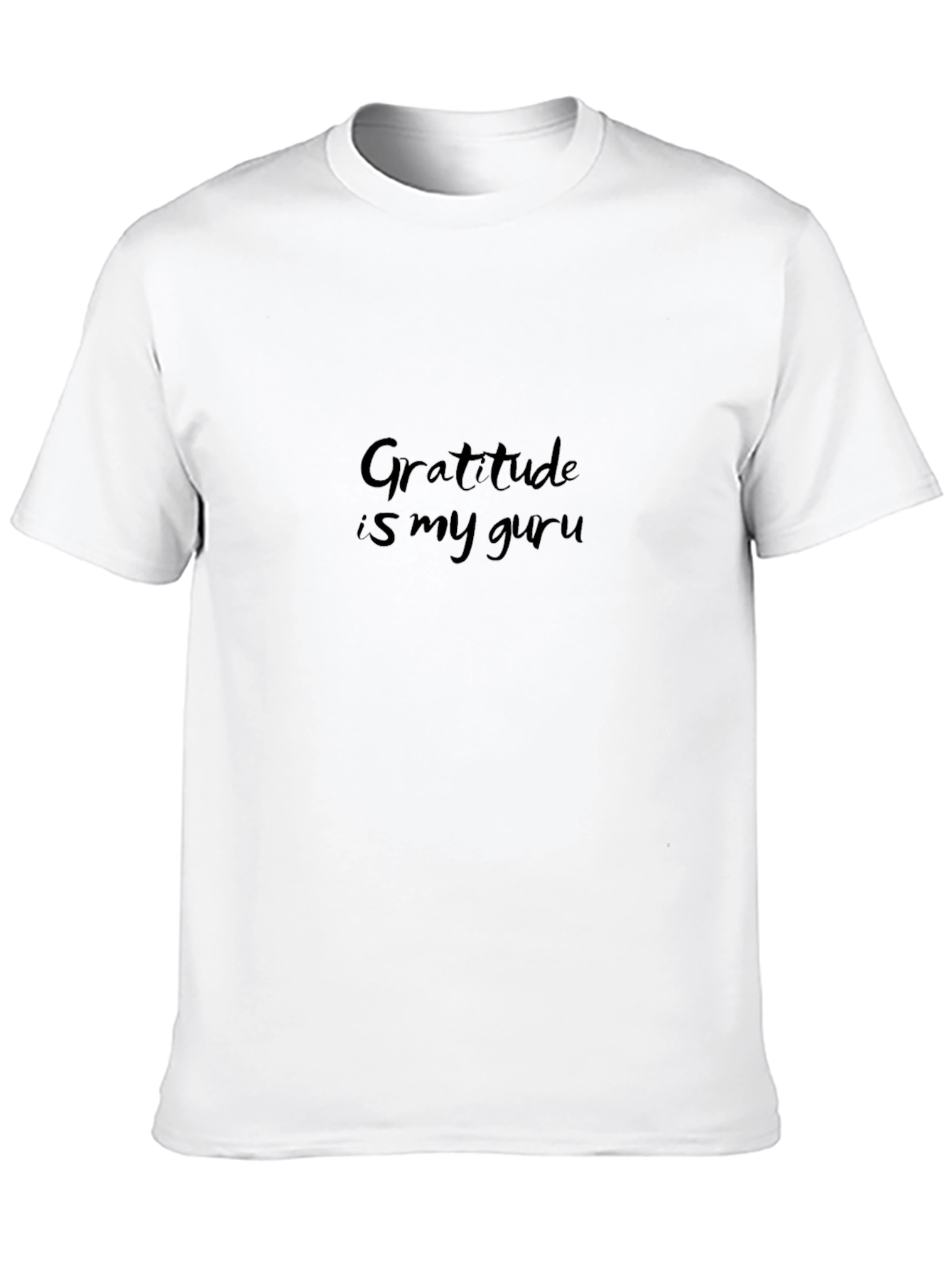 Gratitude is my Guru Black T-Shirt