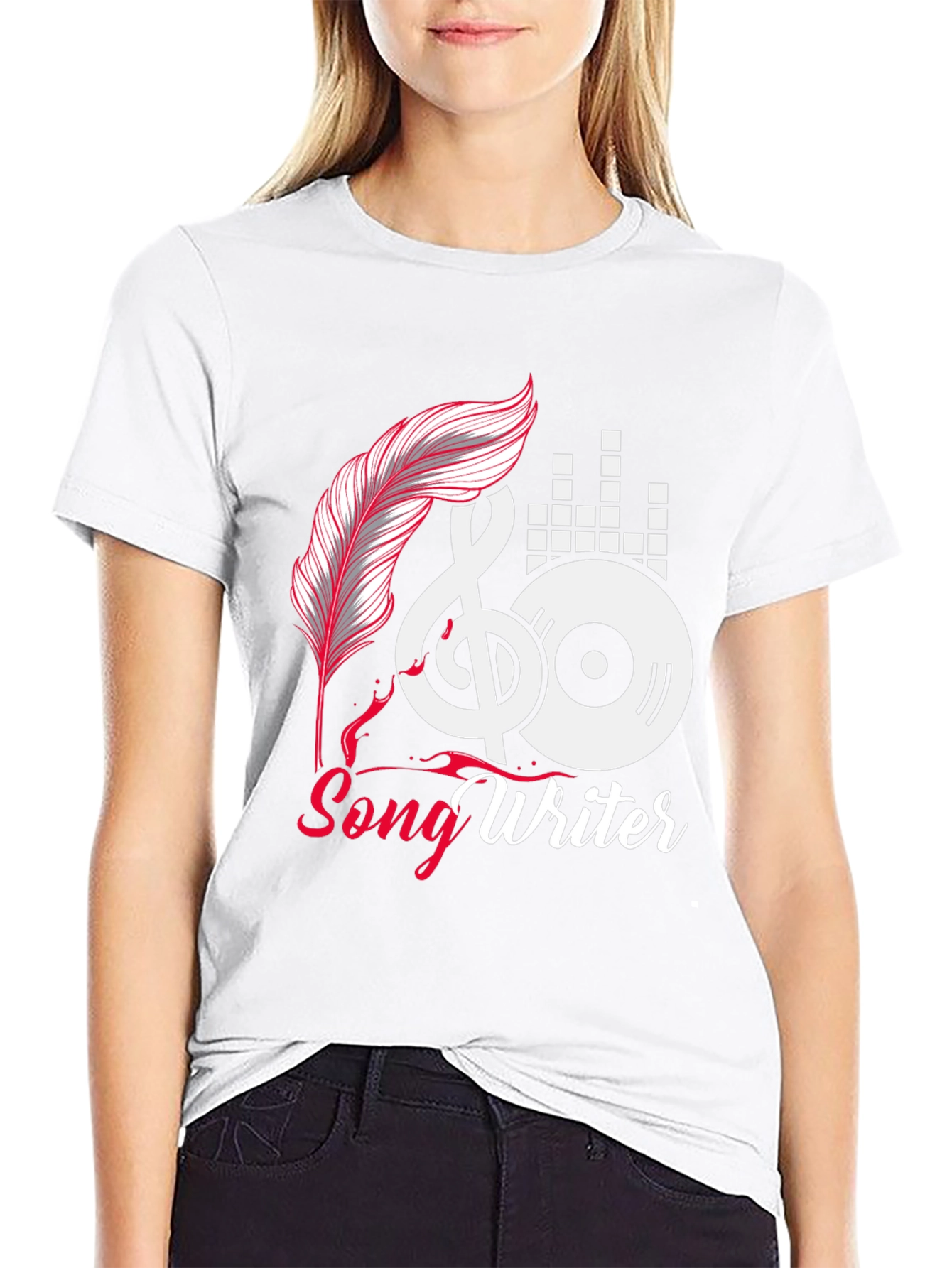 Songwriter Graphic Tee - Music Lovers Shirt