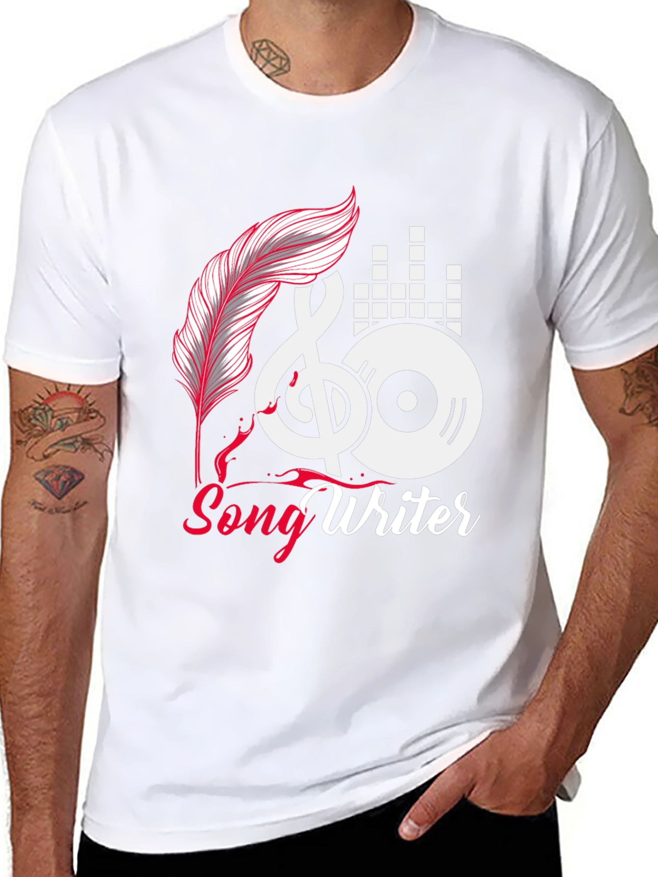 Songwriter Graphic Tee - Music Lovers Shirt