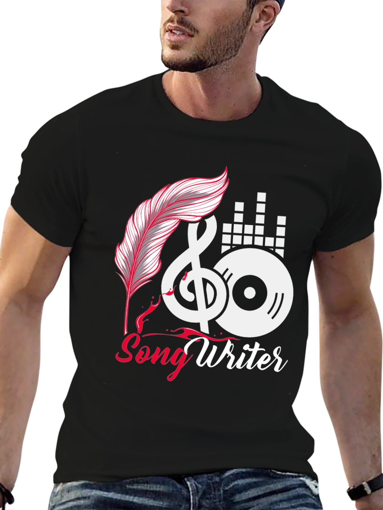 Songwriter Graphic Tee - Music Lovers Shirt