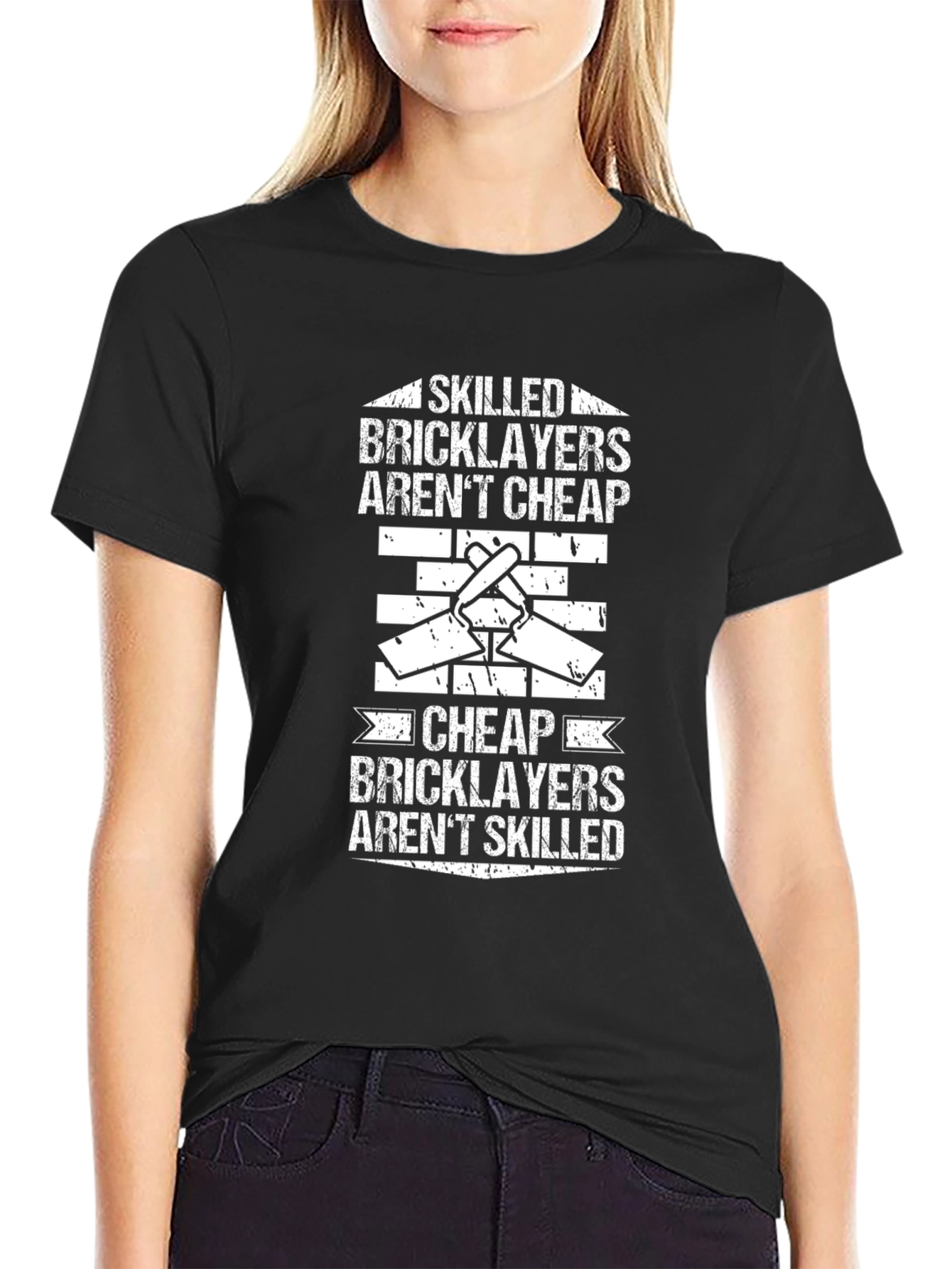 Skilled Bricklayers T-Shirt - Funny Construction Worker Tee