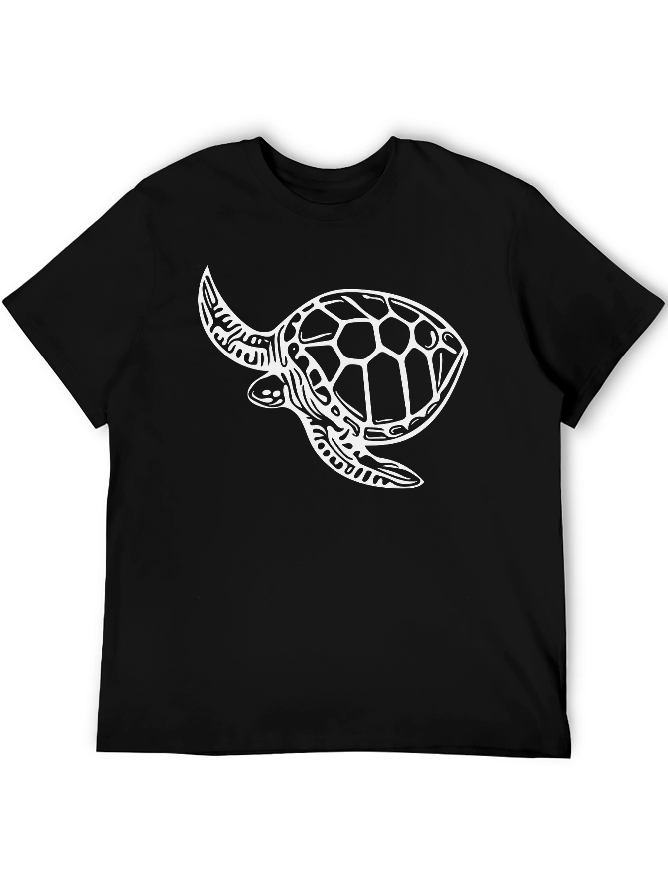 Black Turtle Graphic Tee - Relaxed Fit