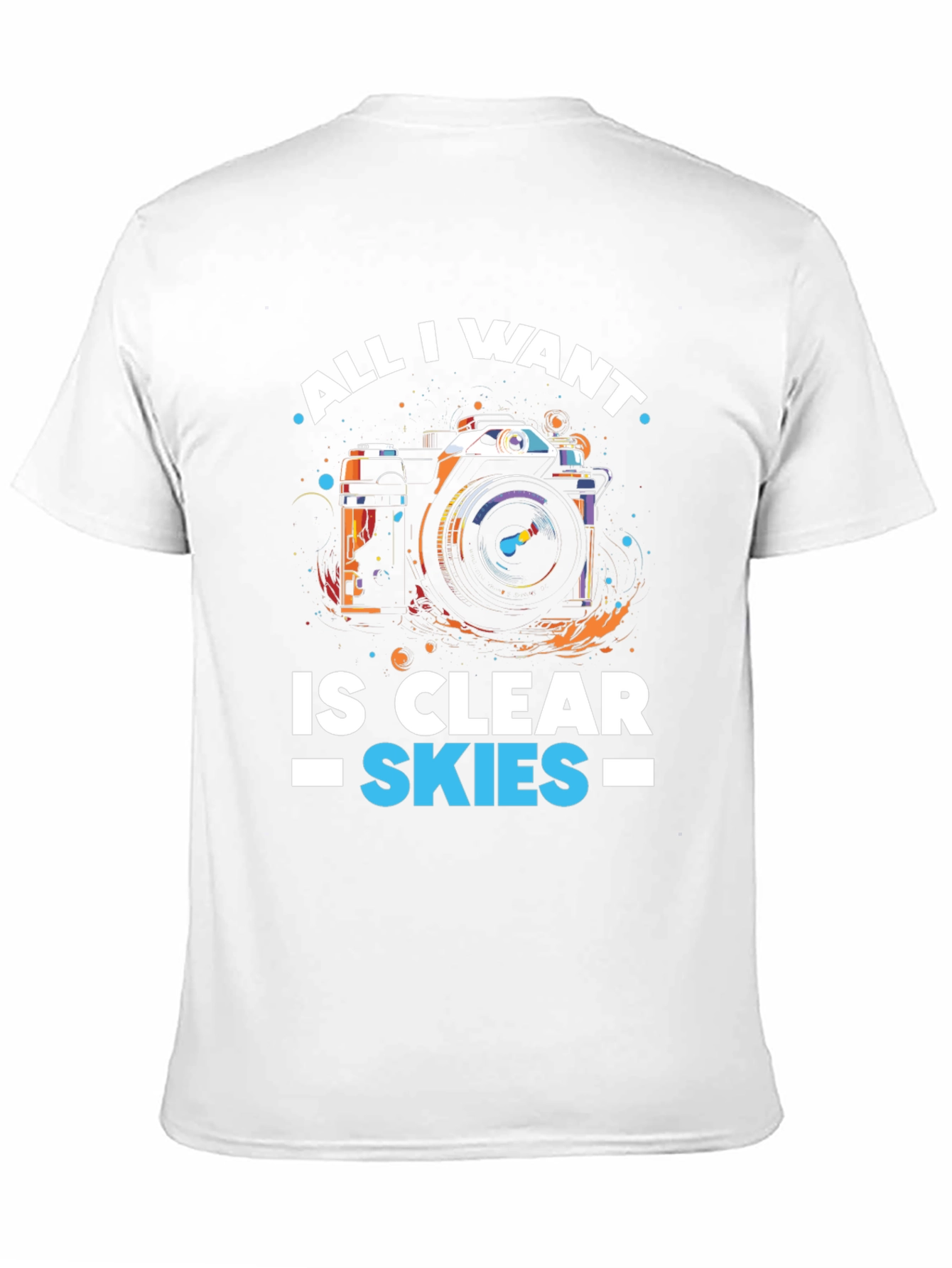 Clear Skies Camera Graphic T-Shirt