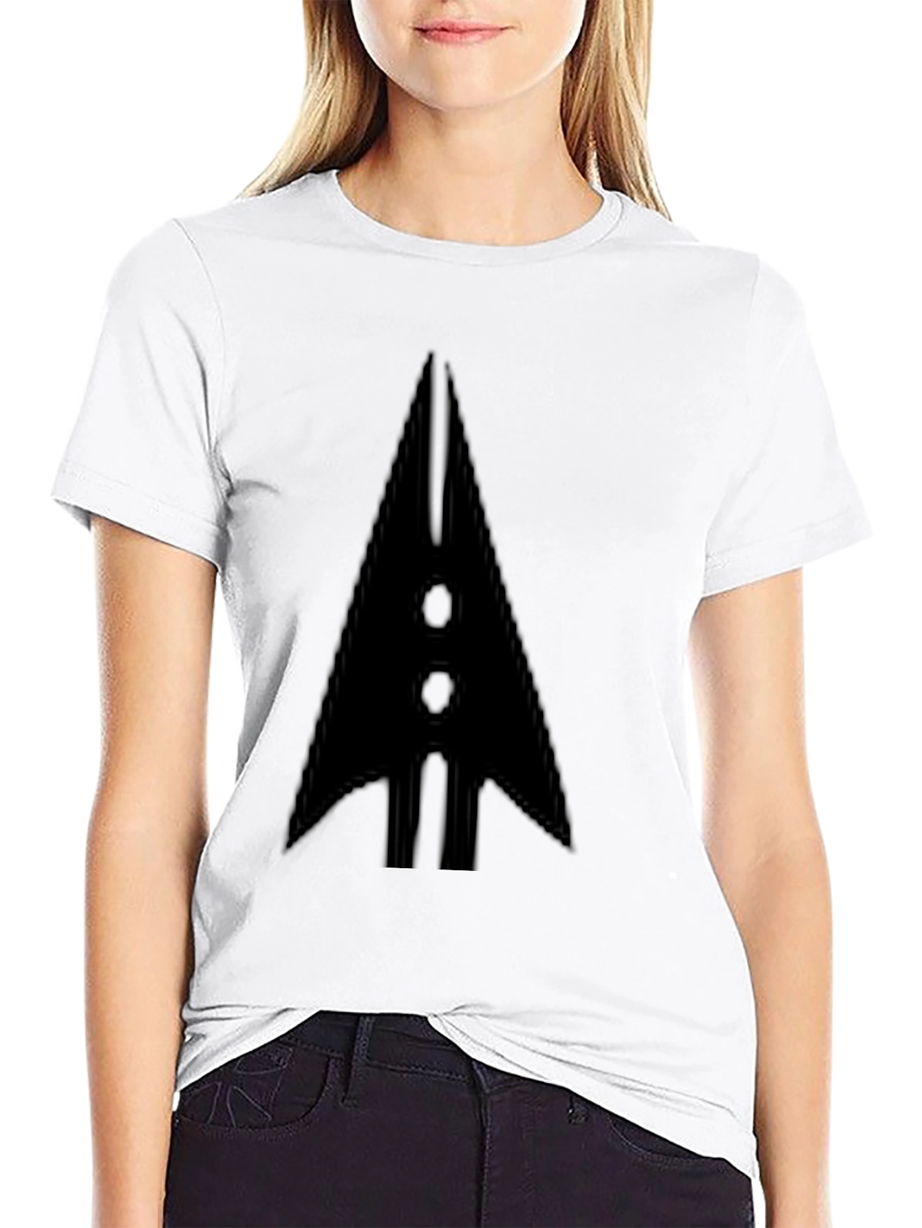 Bold Arrow Graphic Tee - Classic Black