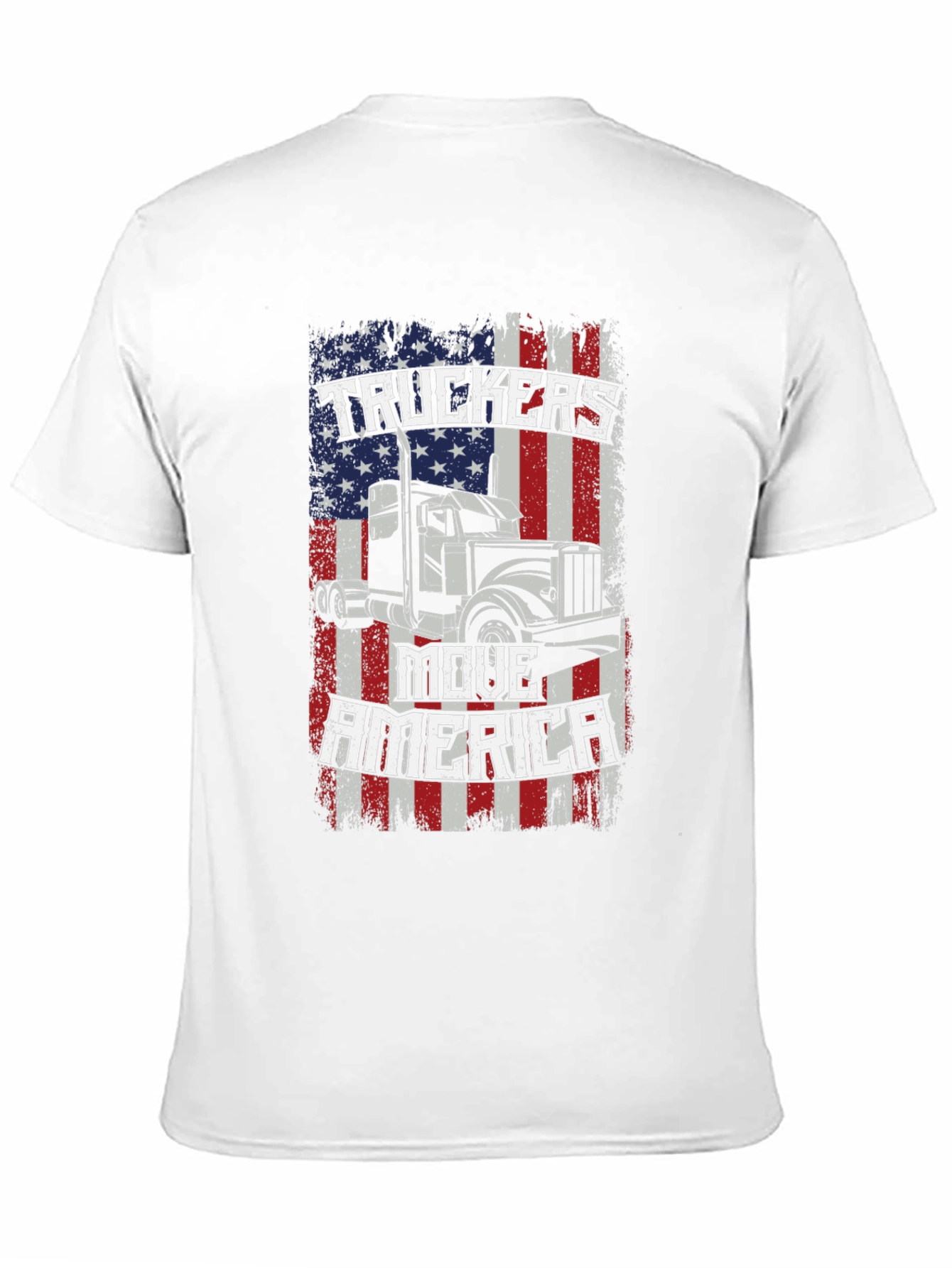 Truckers Move America Black T-Shirt