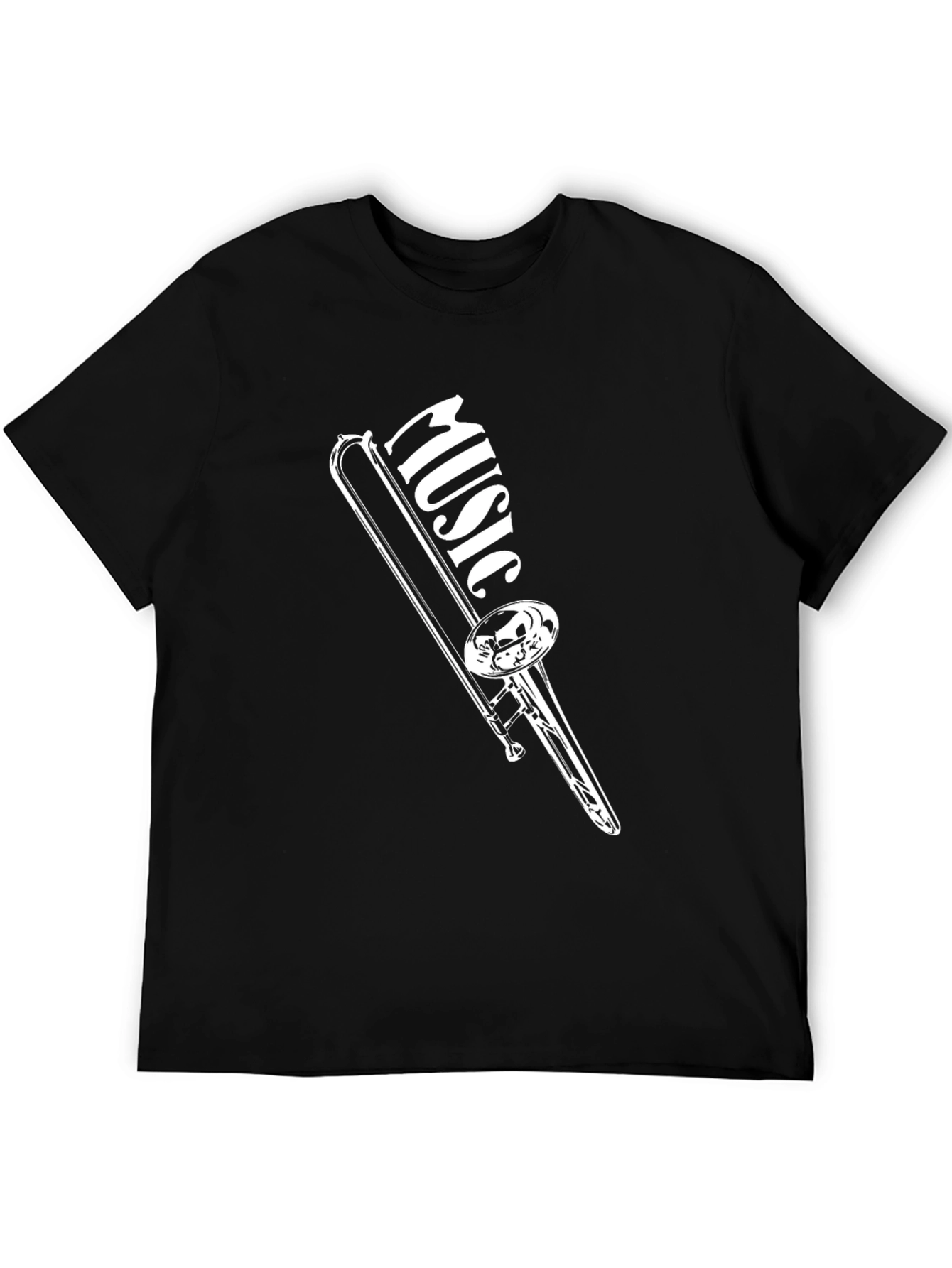 Music Trombone Black T-Shirt