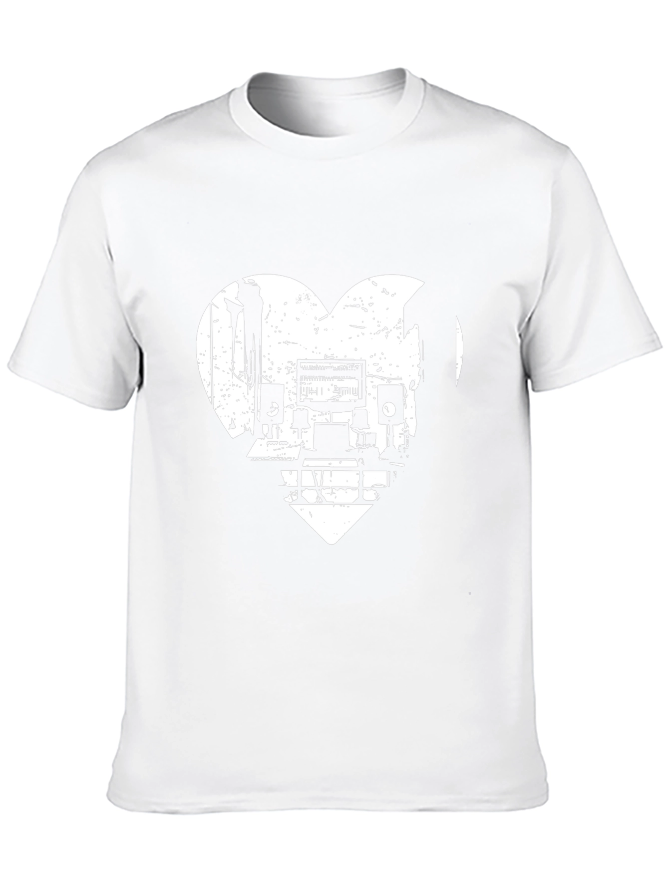 Music Studio Heart Graphic Tee