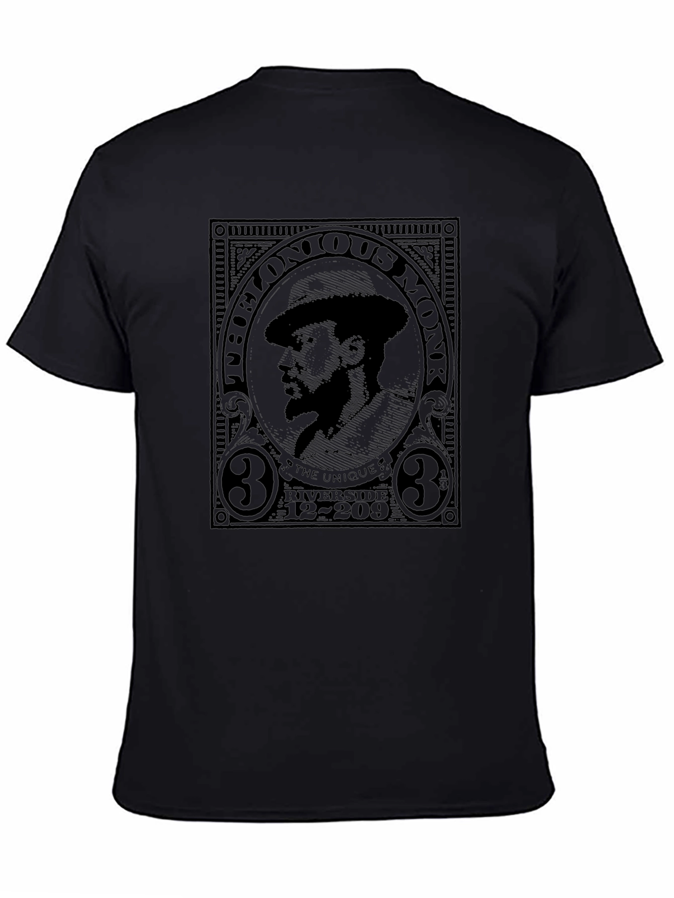 Thelonious Monk Graphic T-Shirt - Black