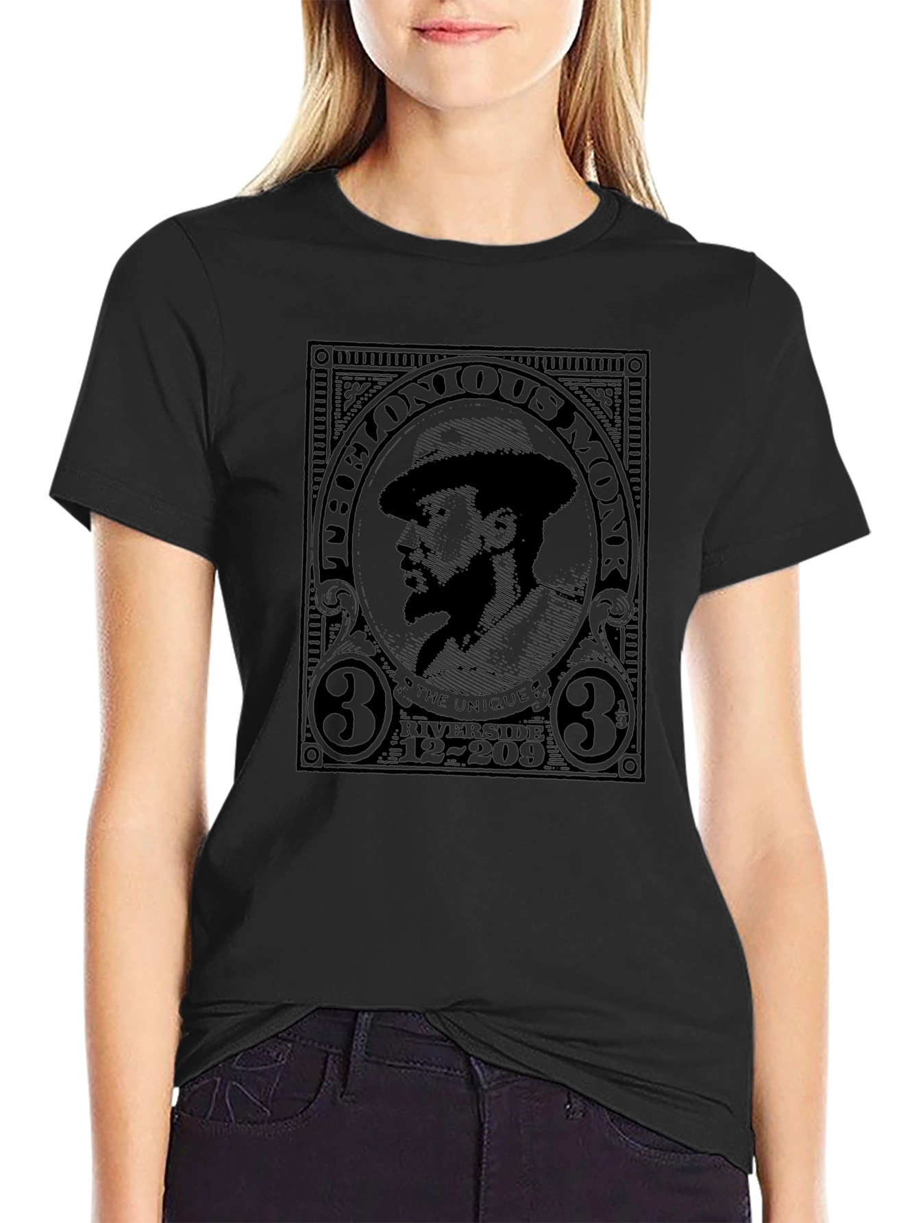 Thelonious Monk Graphic T-Shirt - Black