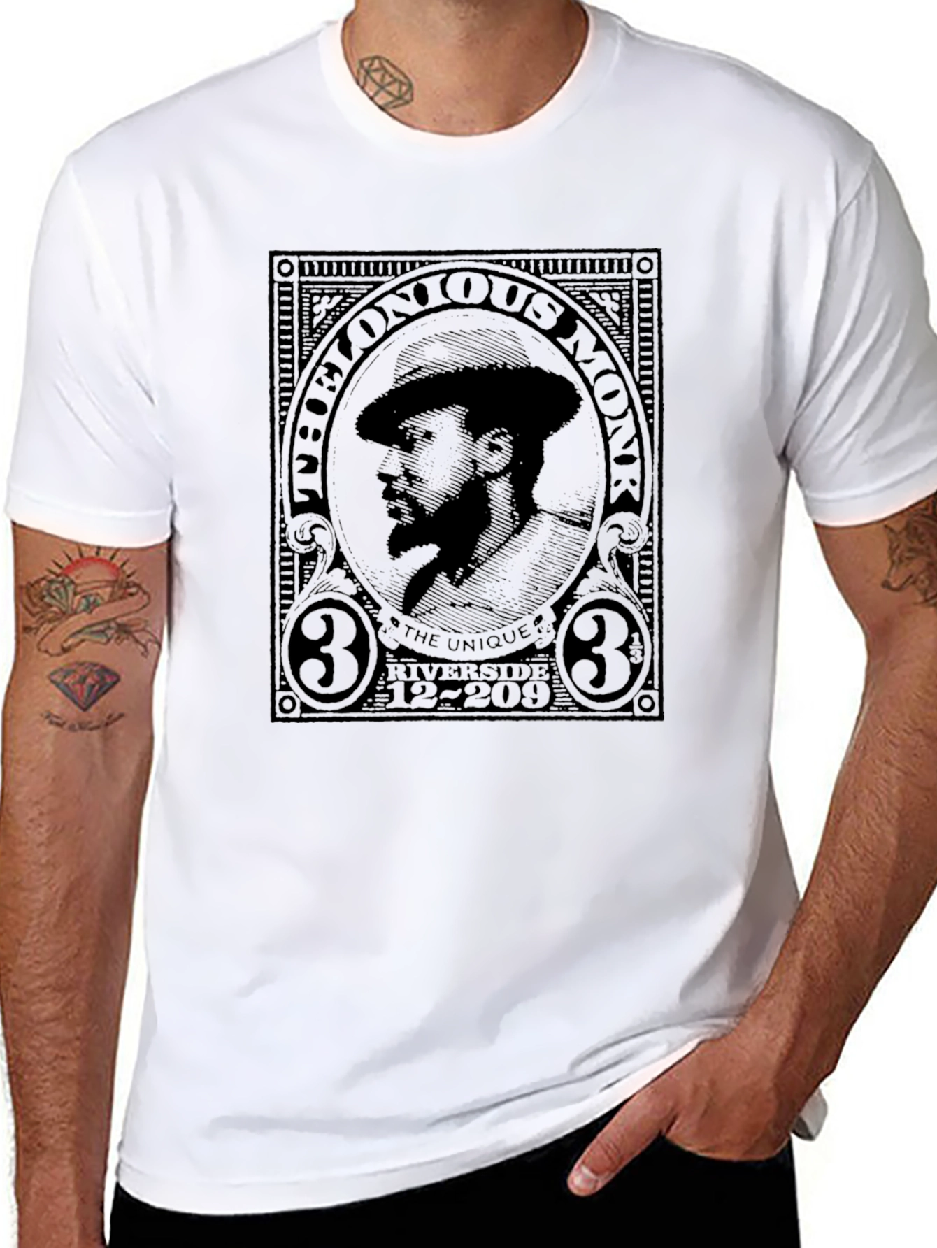 Thelonious Monk Graphic T-Shirt - Black