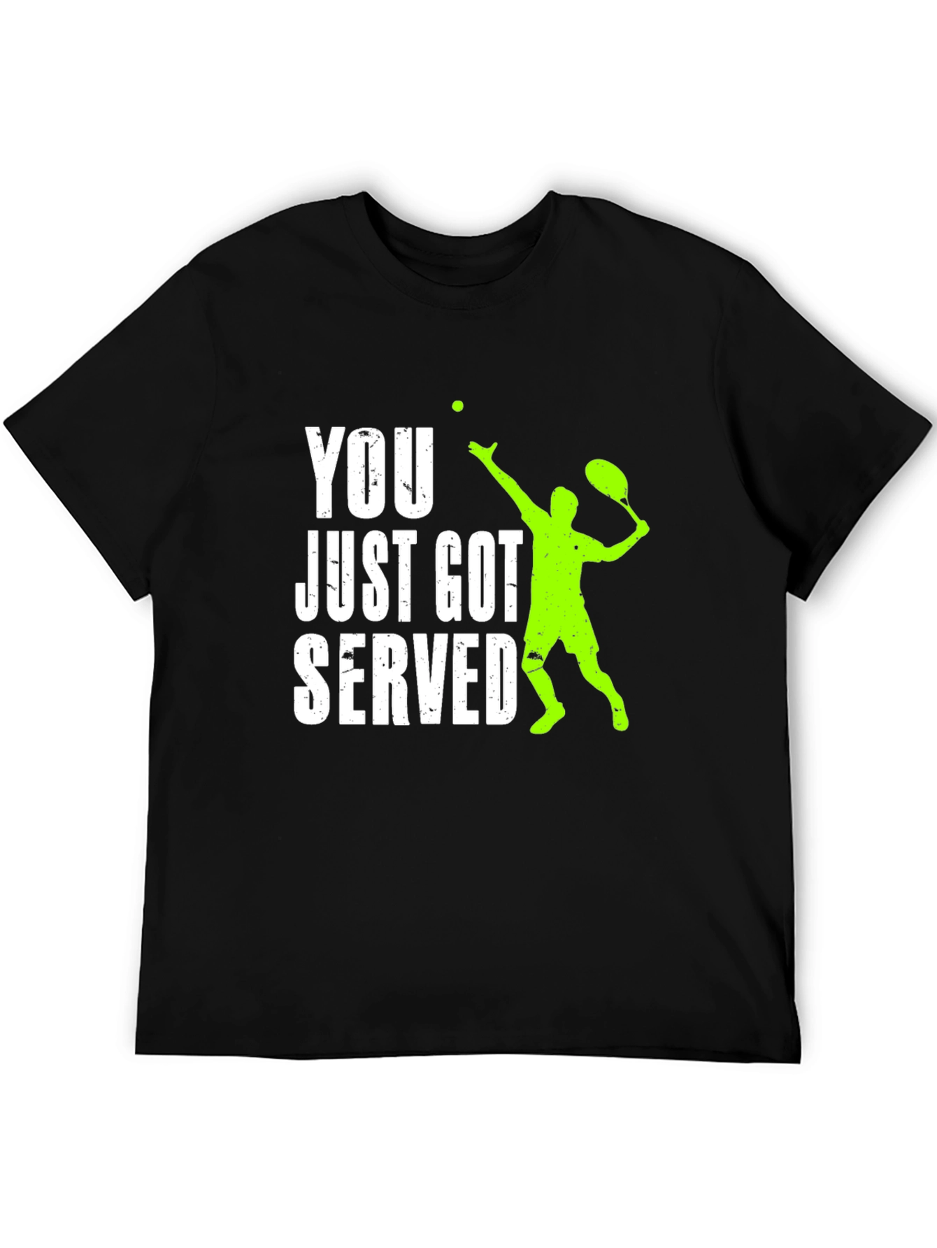 Funny Tennis Serve Graphic T-Shirt