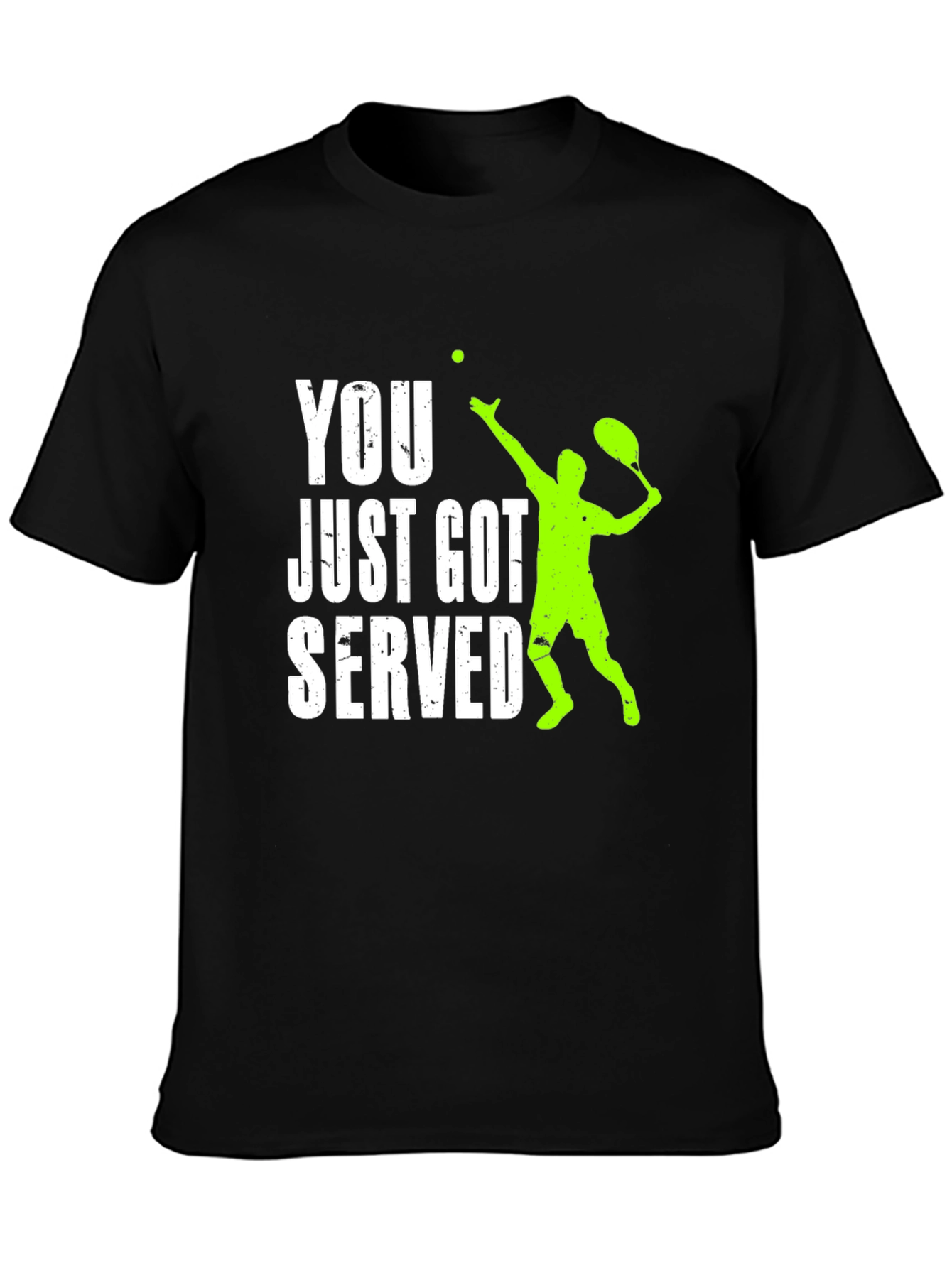 Funny Tennis Serve Graphic T-Shirt