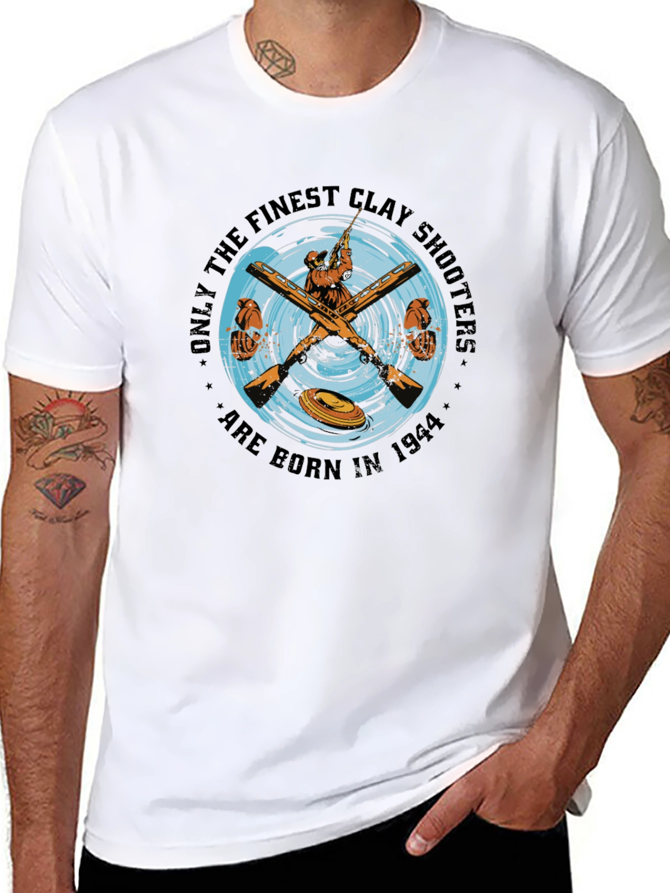 Finest Clay Shooters Born in 1944 T-Shirt