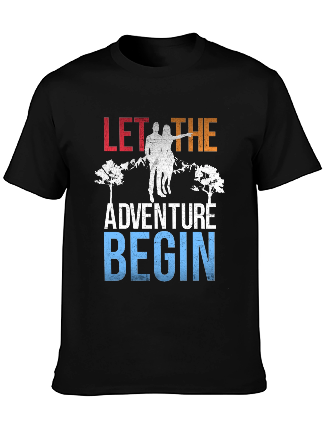 Adventure Couple T-Shirt - Let the Adventure Begin!