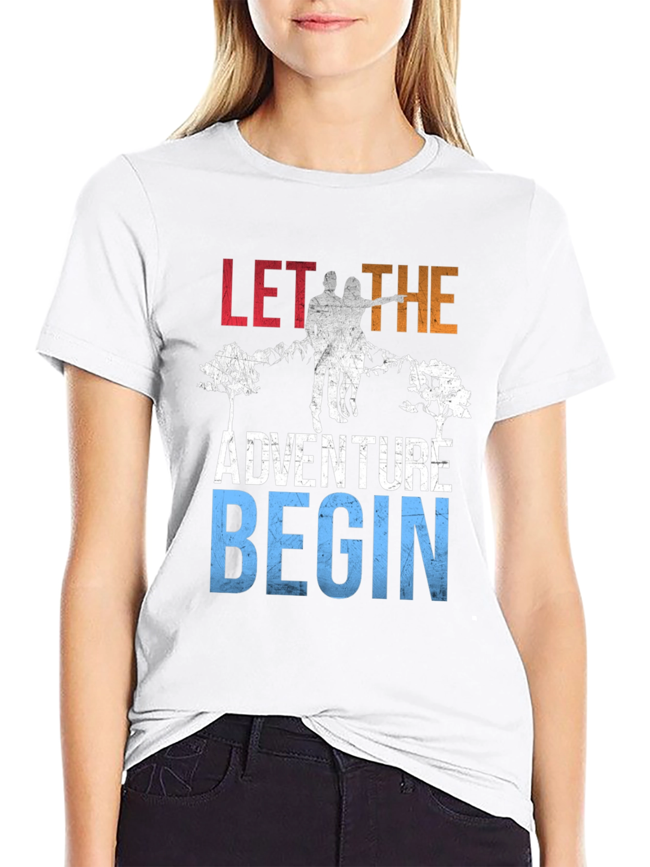 Adventure Couple T-Shirt - Let the Adventure Begin!