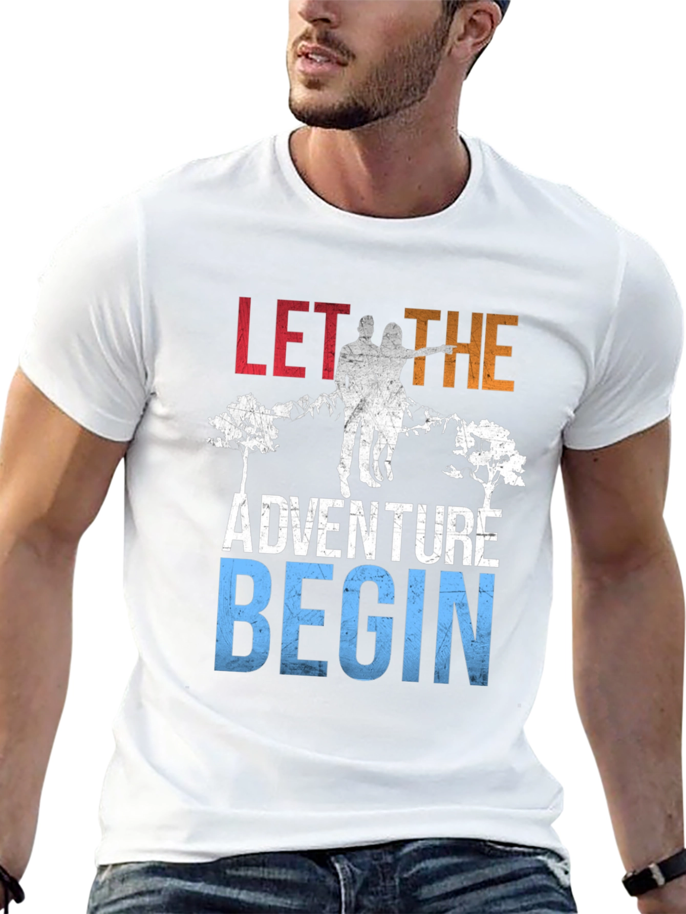 Adventure Couple T-Shirt - Let the Adventure Begin!