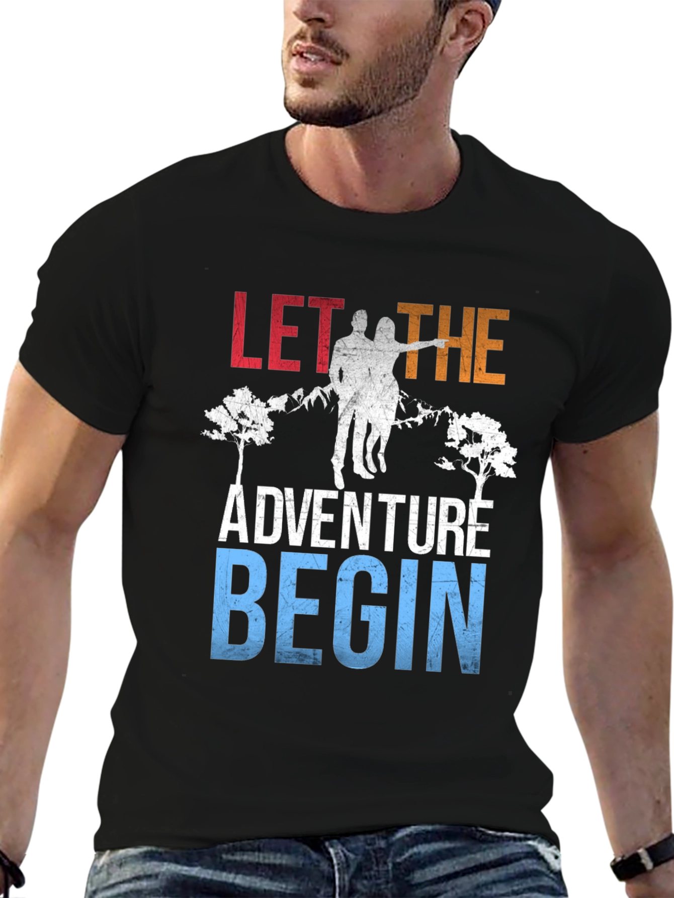 Adventure Couple T-Shirt - Let the Adventure Begin!
