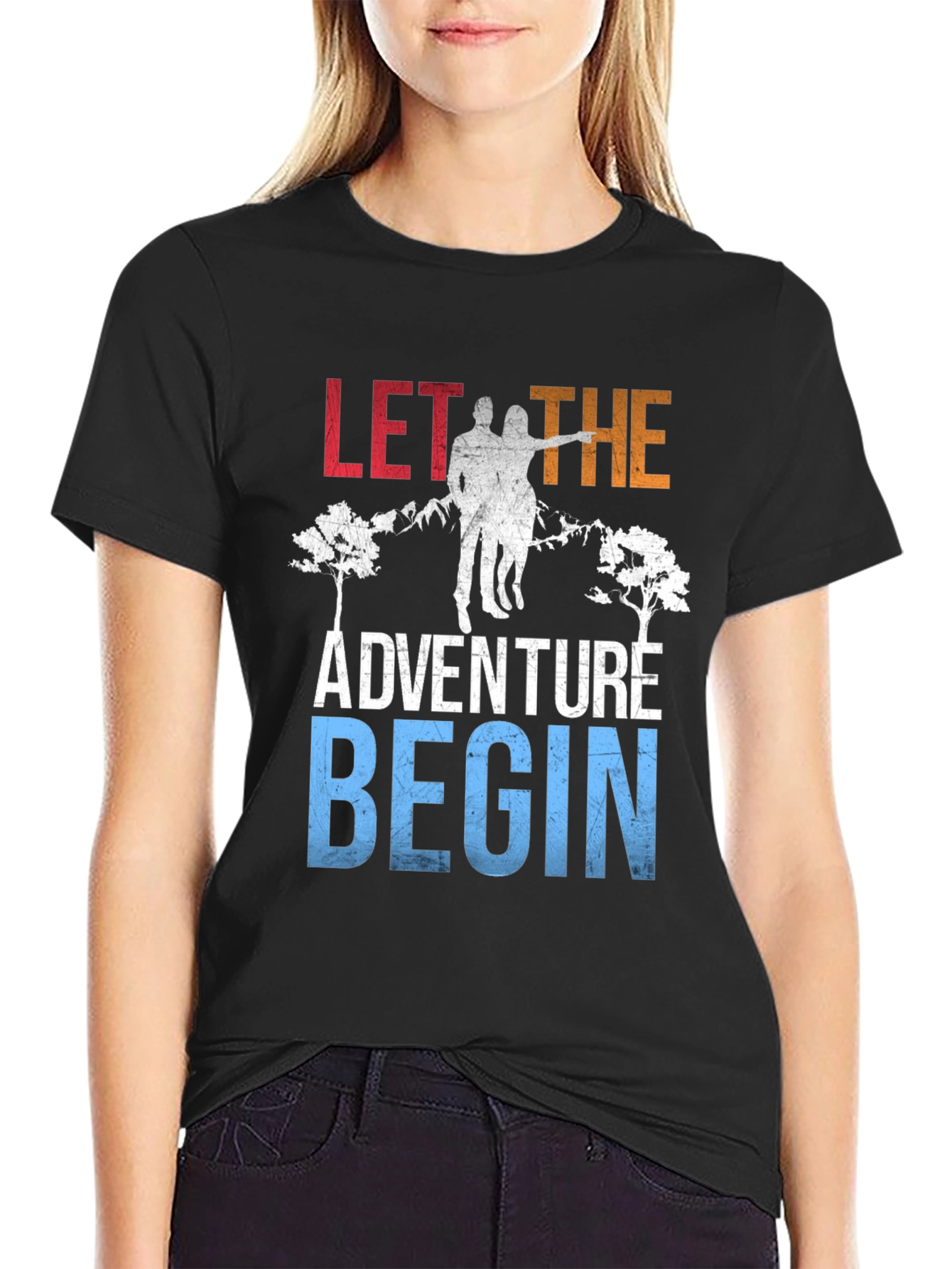 Adventure Couple T-Shirt - Let the Adventure Begin!