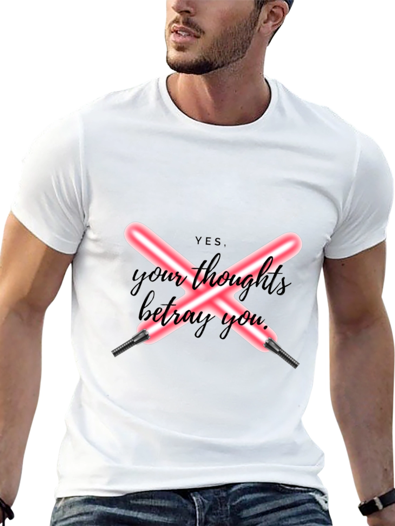 YES Your Thoughts Betray You Black T-Shirt
