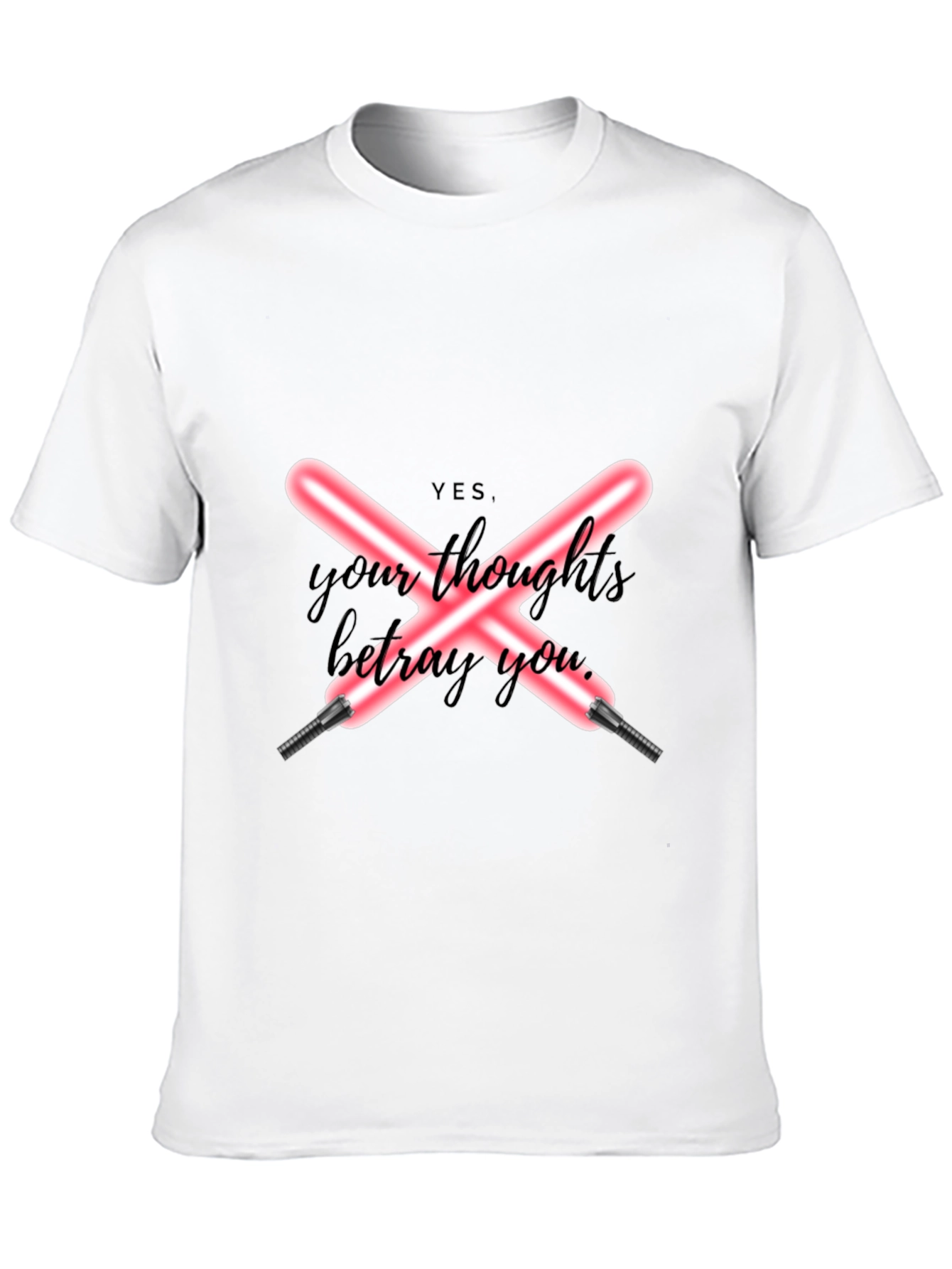 YES Your Thoughts Betray You Black T-Shirt