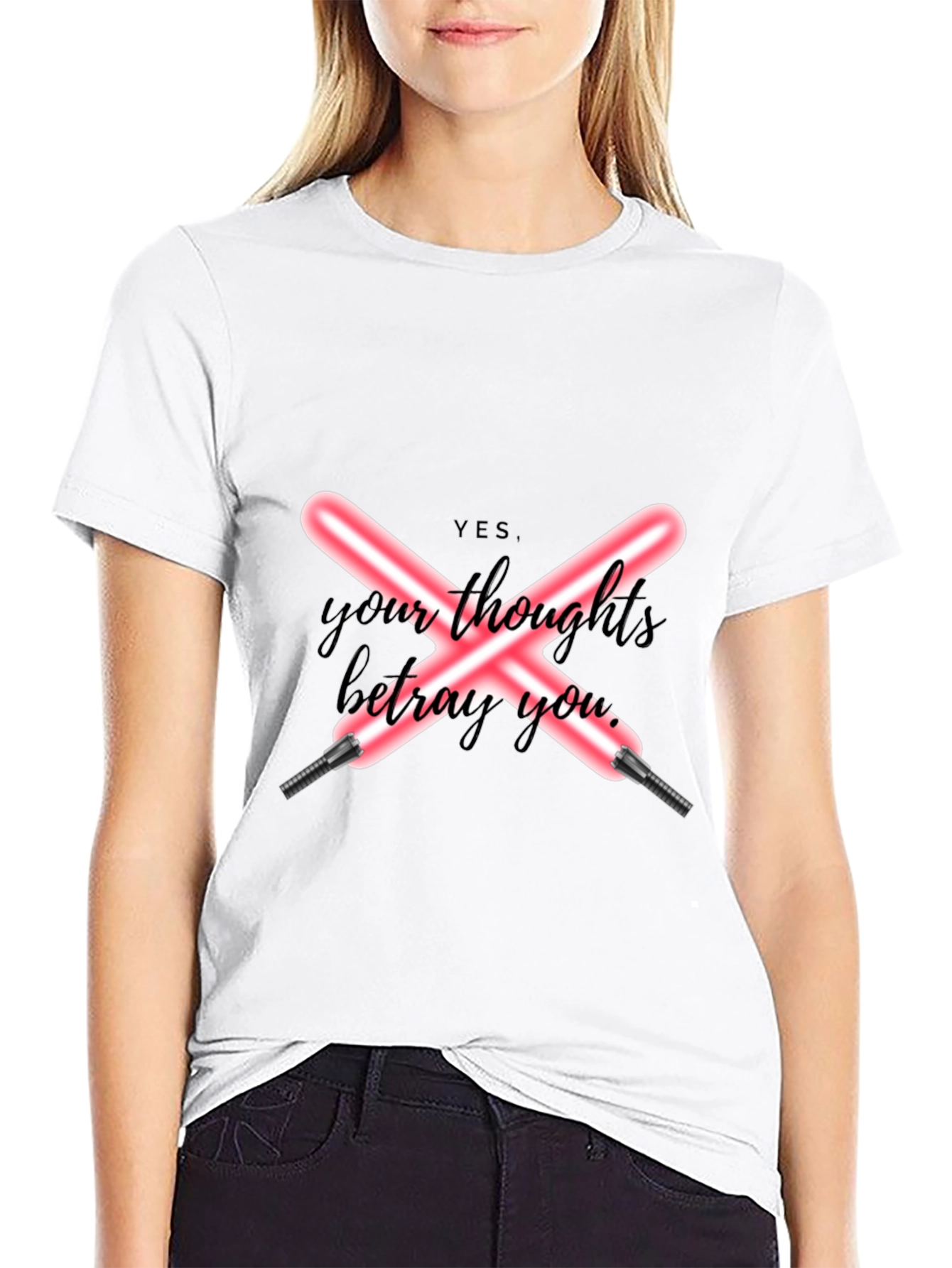 YES Your Thoughts Betray You Black T-Shirt