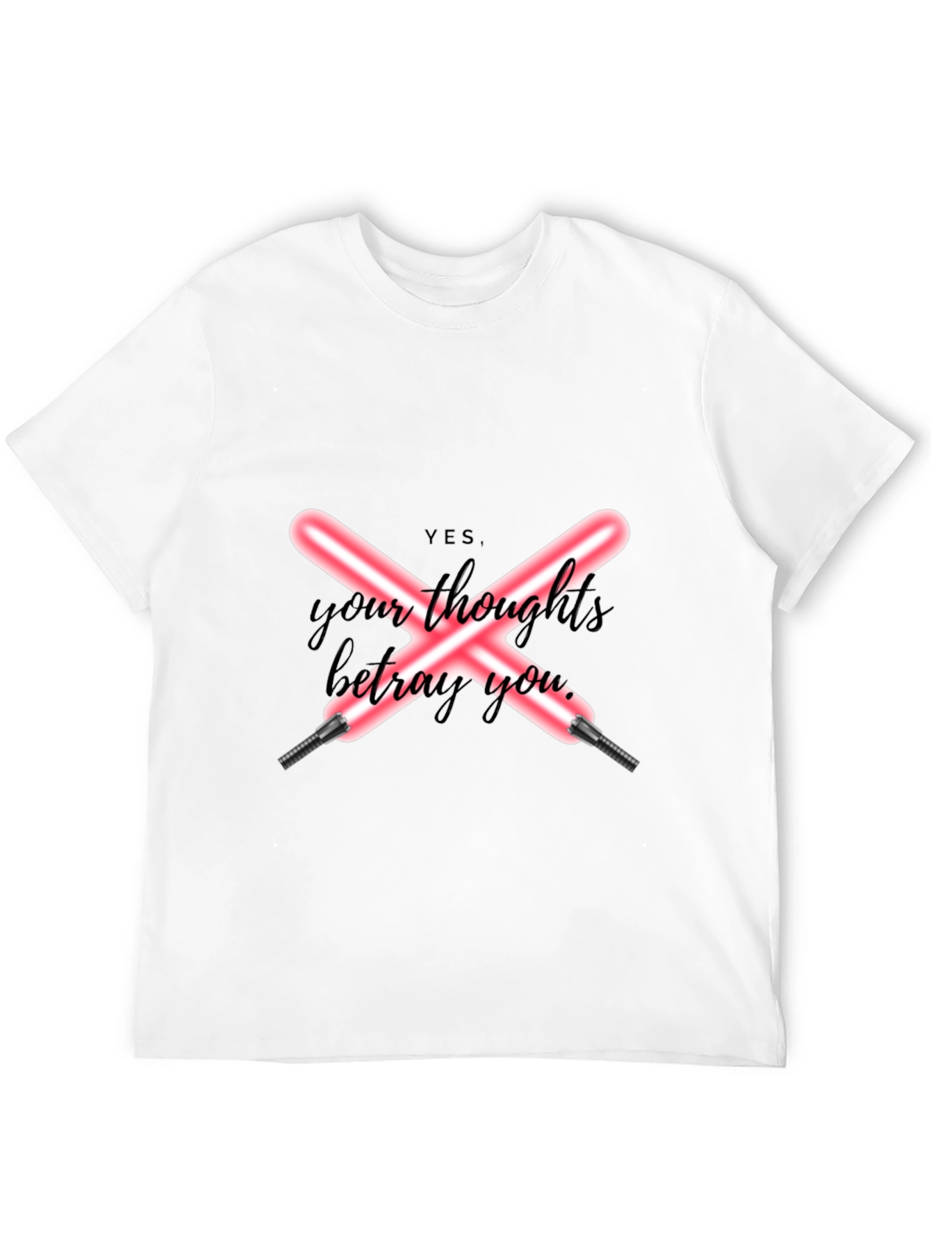 YES Your Thoughts Betray You Black T-Shirt