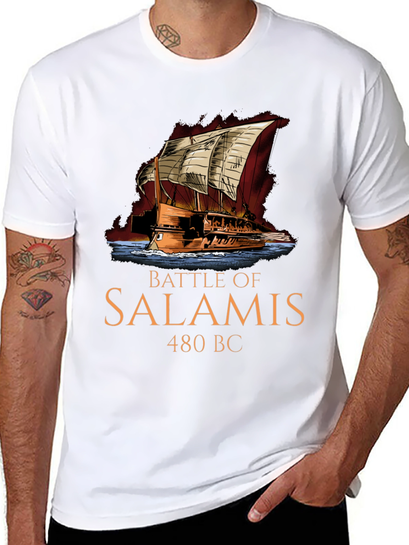 Battle of Salamis 480 BC T-Shirt
