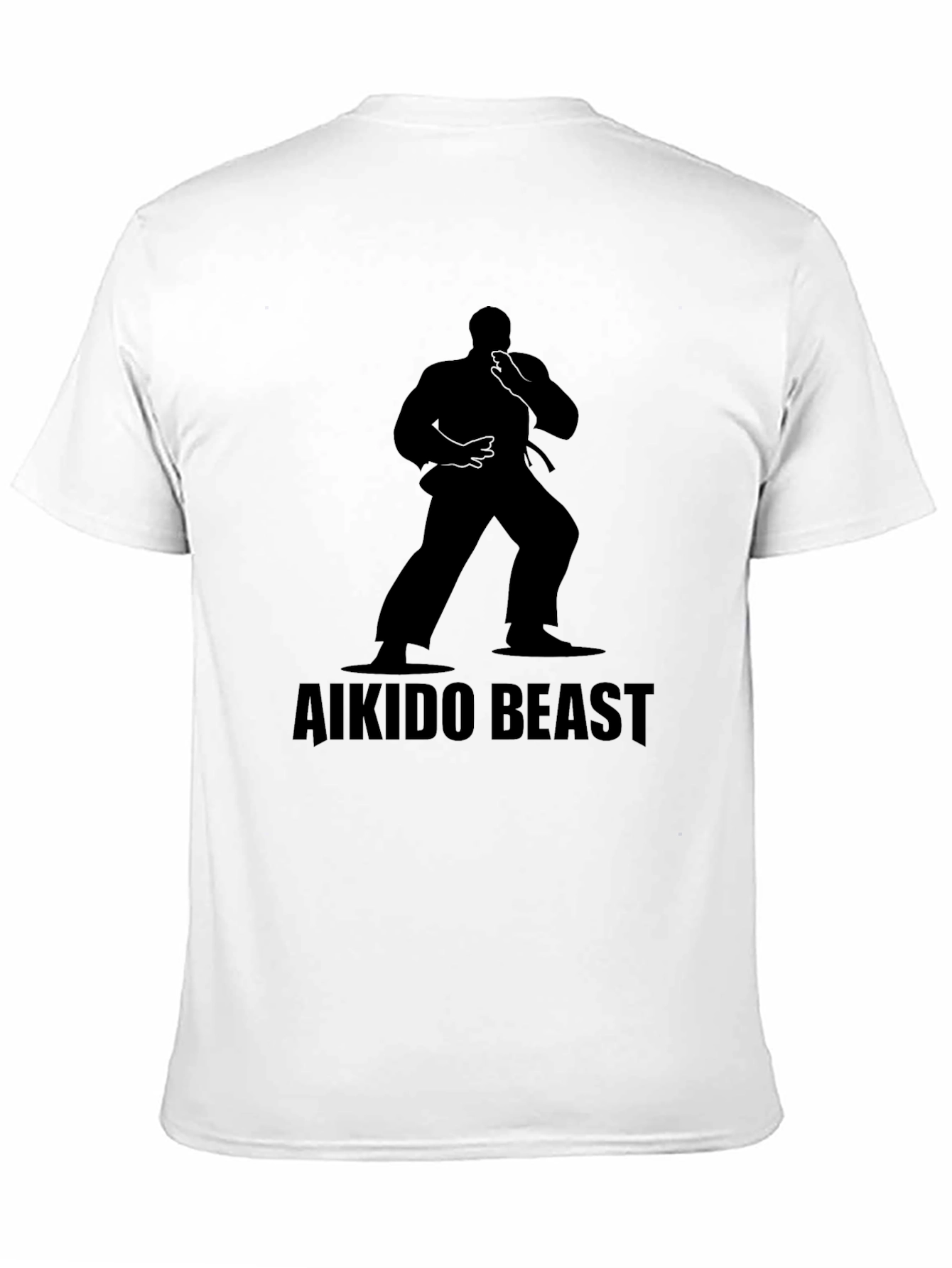 Aikido Beast Black T-Shirt - Martial Arts Design