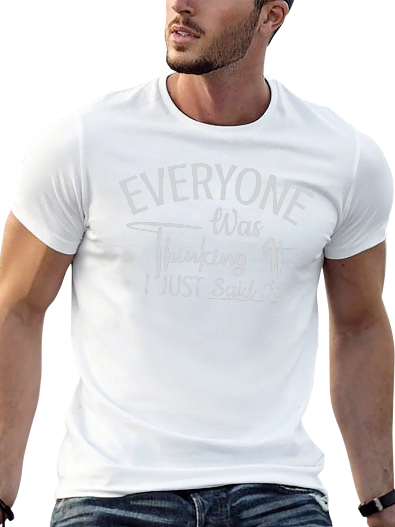 Everyone Was Thinking It Black Graphic Tee