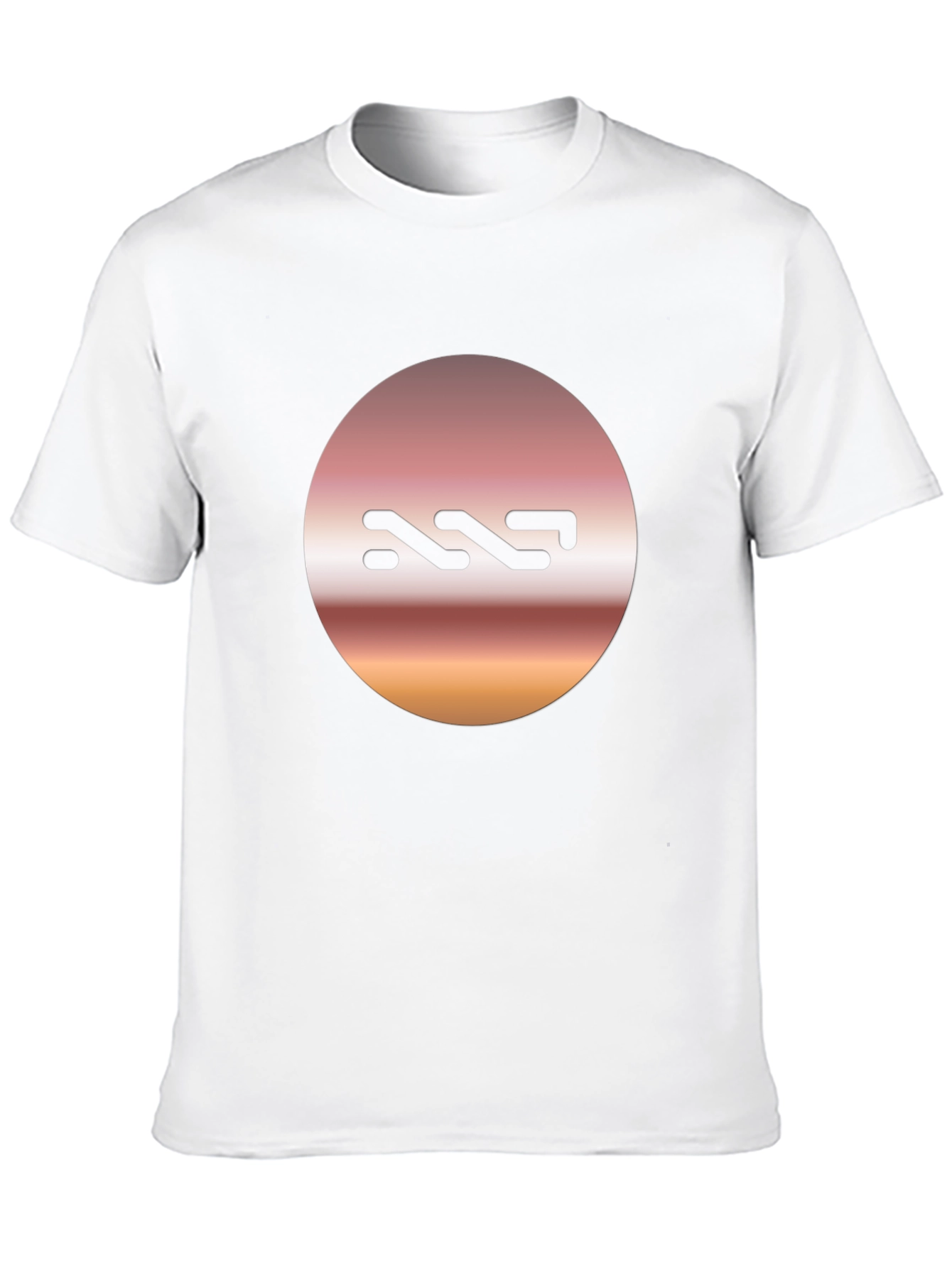 Abstract Logo Graphic Tee - Stylish Black T-Shirt