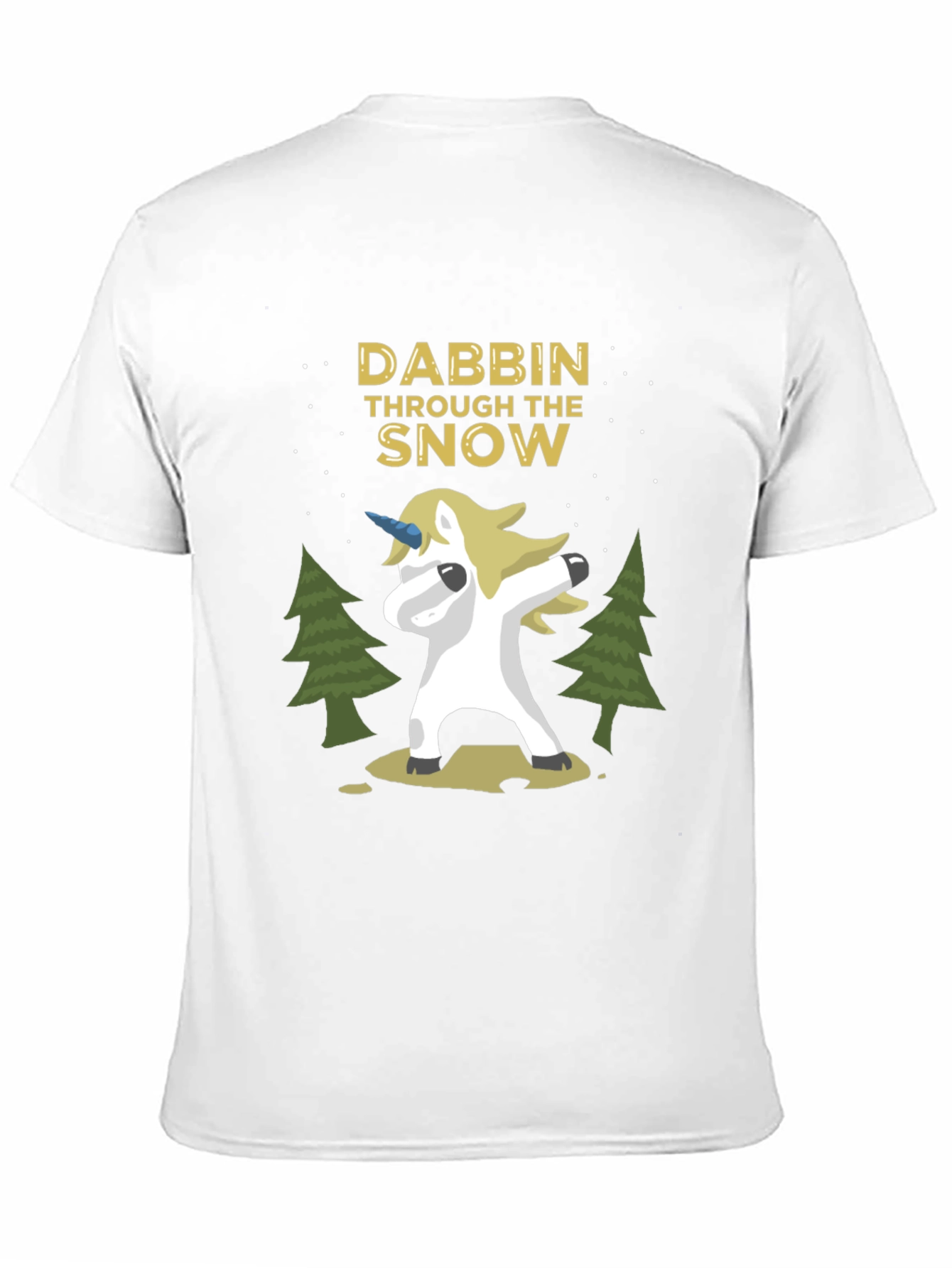 Dabbing Unicorn T-Shirt - Holiday Fun