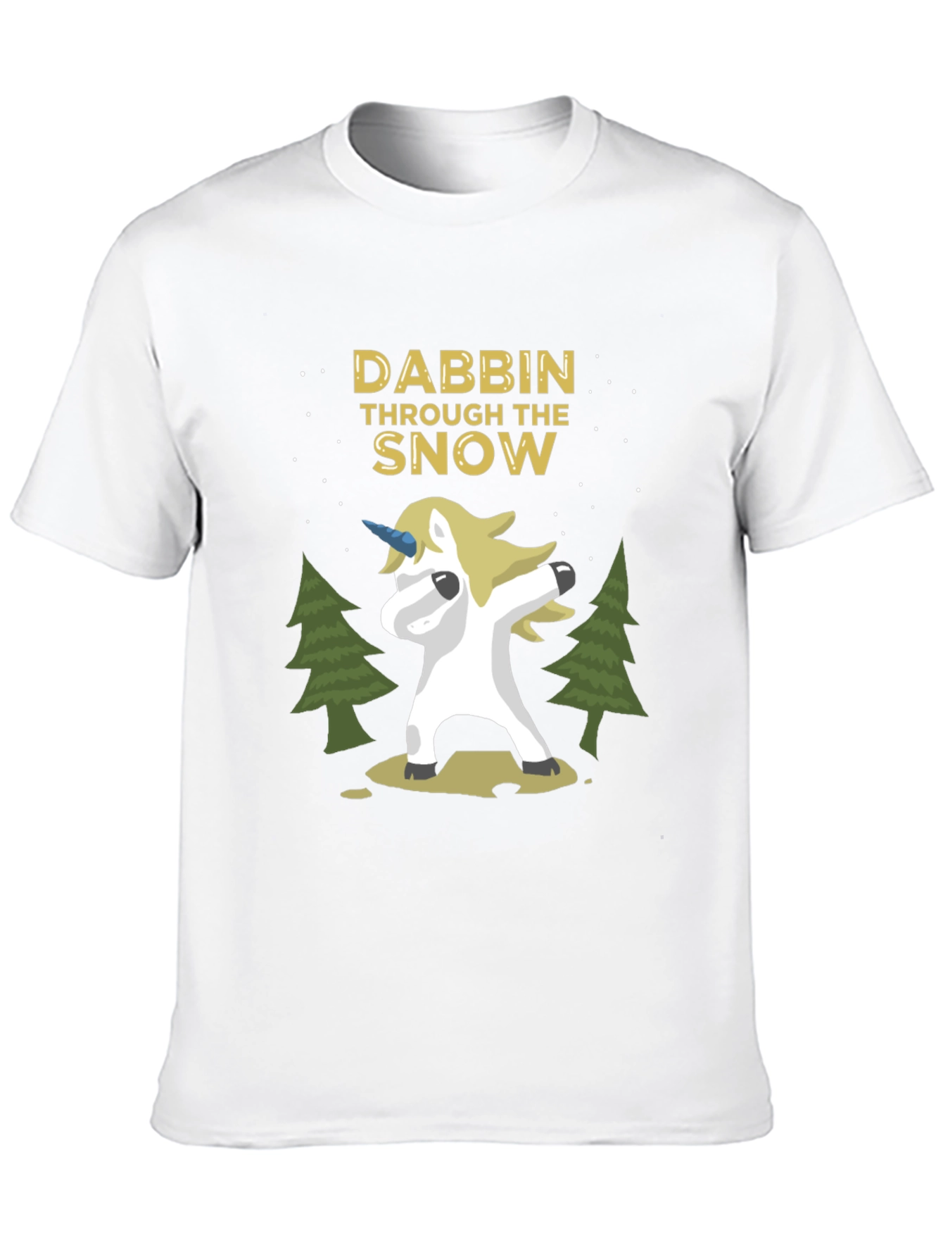 Dabbing Unicorn T-Shirt - Holiday Fun