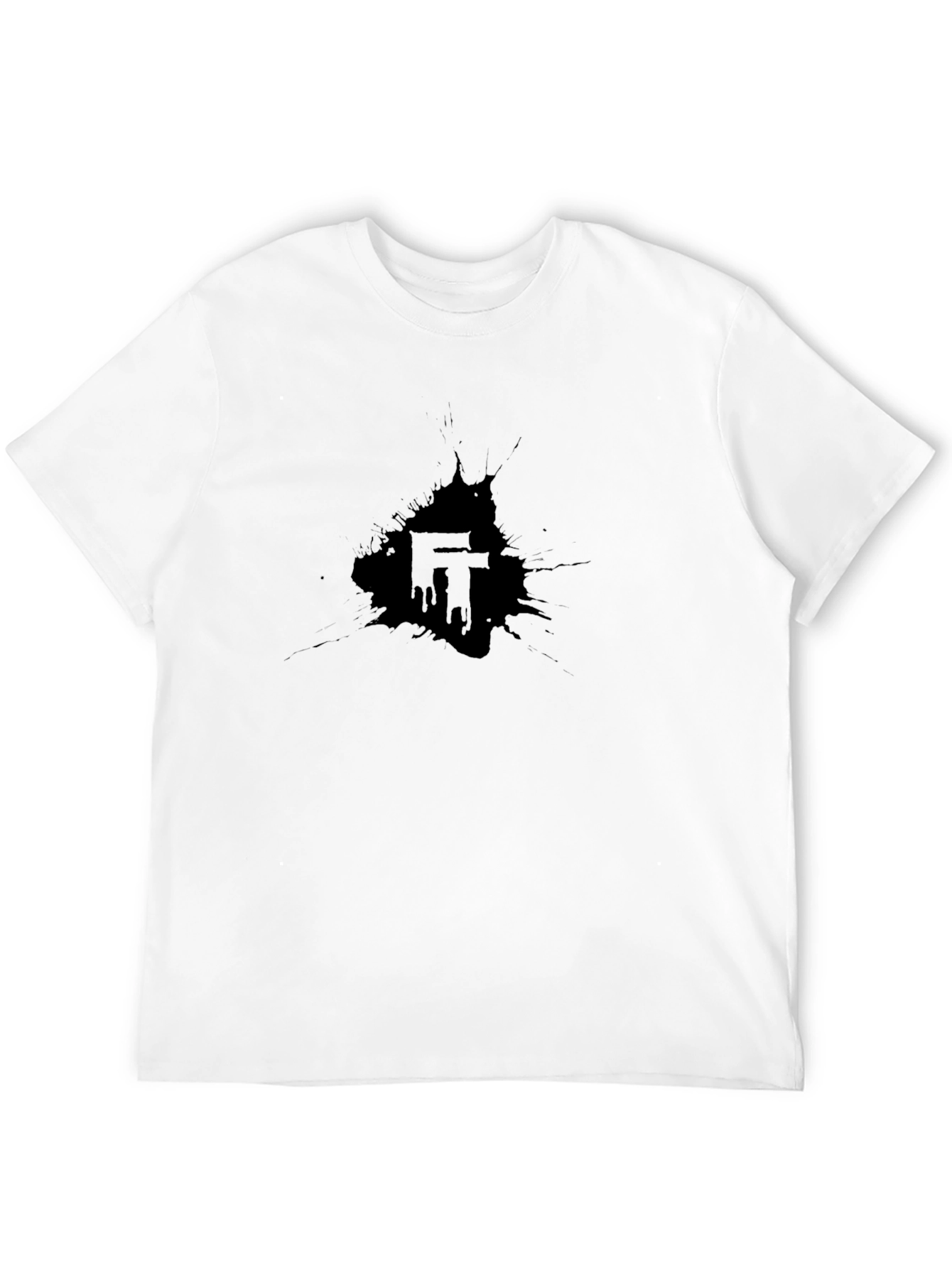 Urban Graphic Tee - FT Black Splatter Design