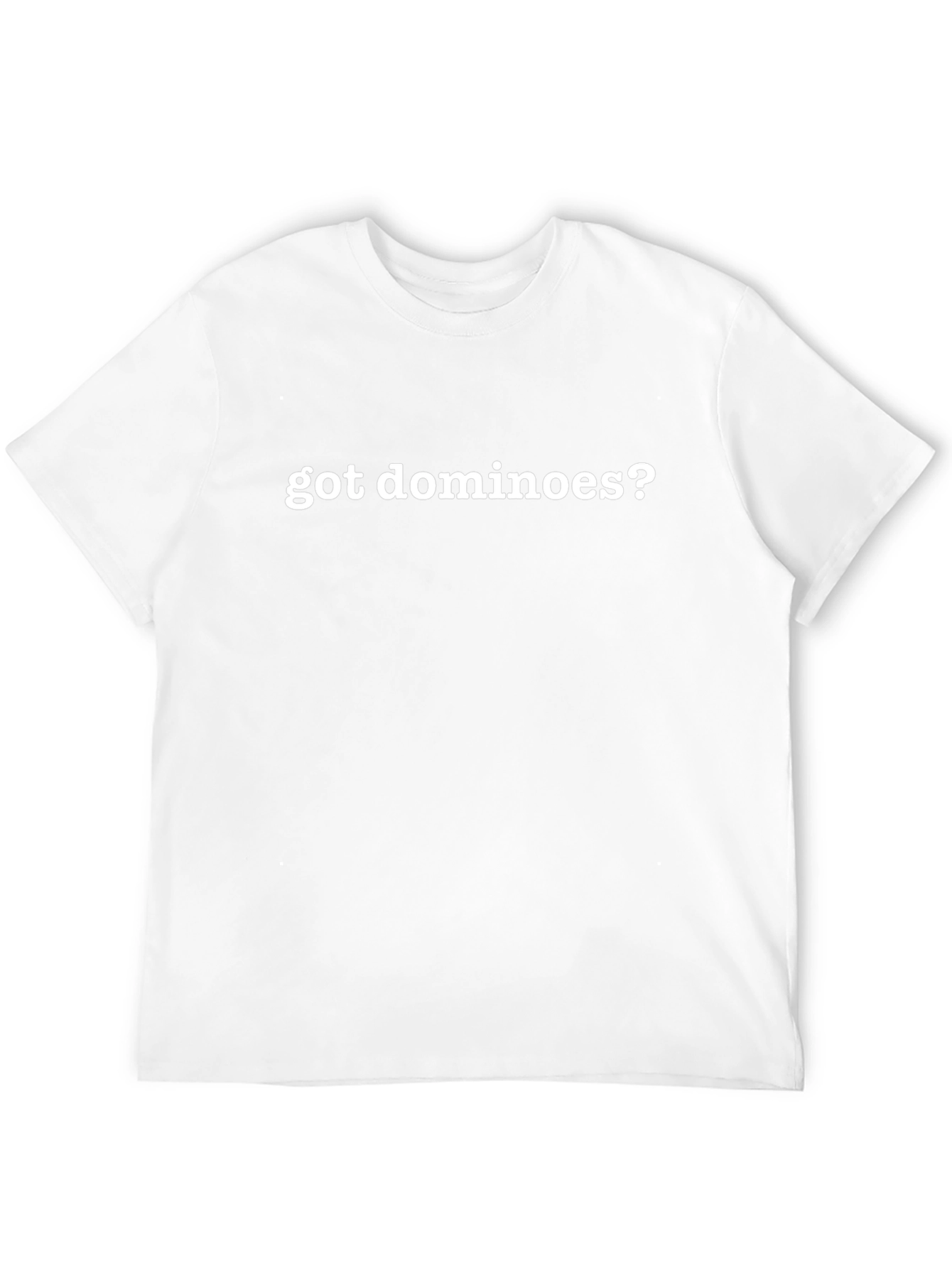 Got Dominoes? Black Graphic Tee - Mens