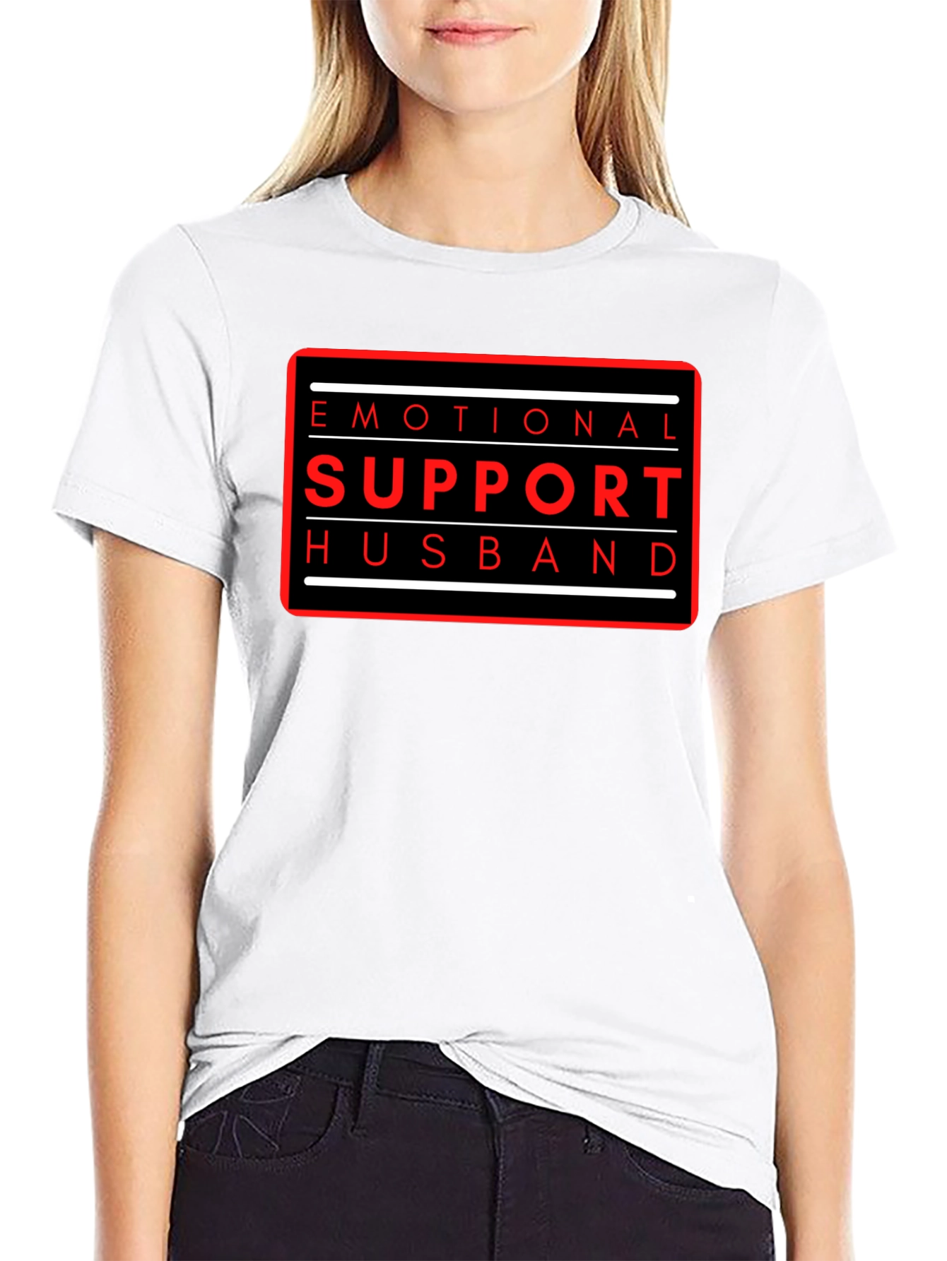 Emotional Support Husband Graphic Tee