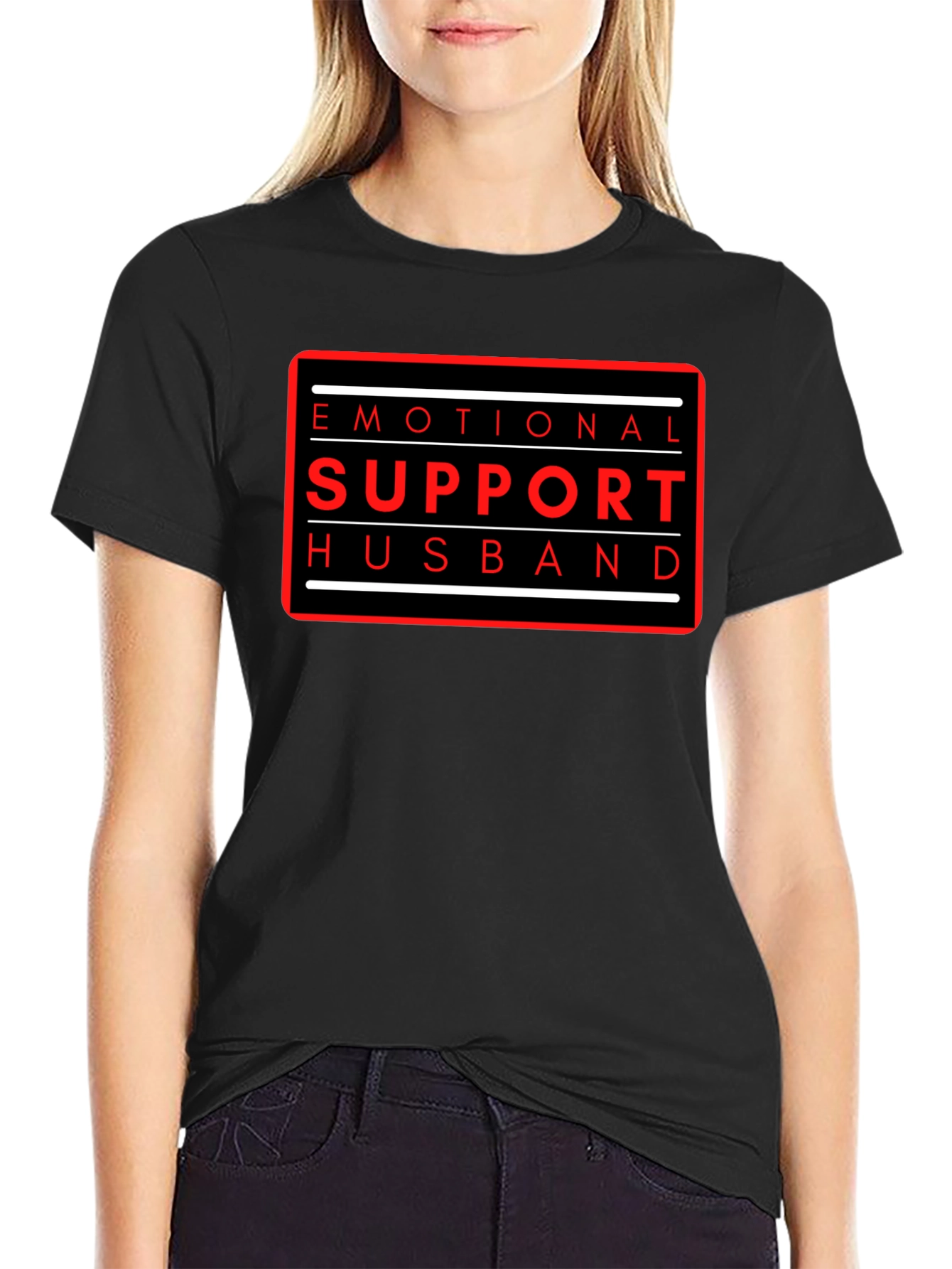 Emotional Support Husband Graphic Tee