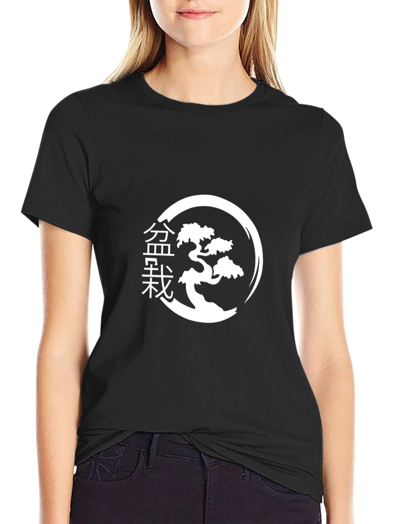 Bonsai Tree Graphic Tee - Black