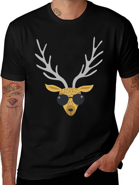 Cool Reindeer Graphic T-Shirt