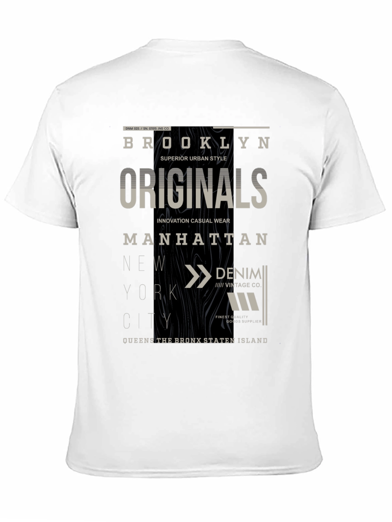 Brooklyn Originals Graphic Print Black T-Shirt