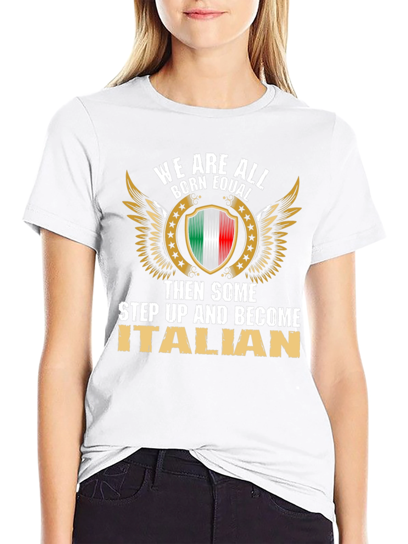 We Are All Born Equal Italian Pride T-Shirt