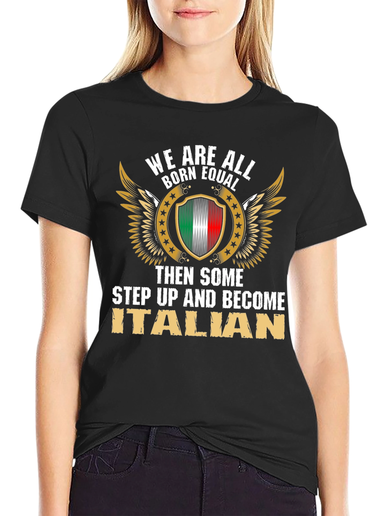 We Are All Born Equal Italian Pride T-Shirt