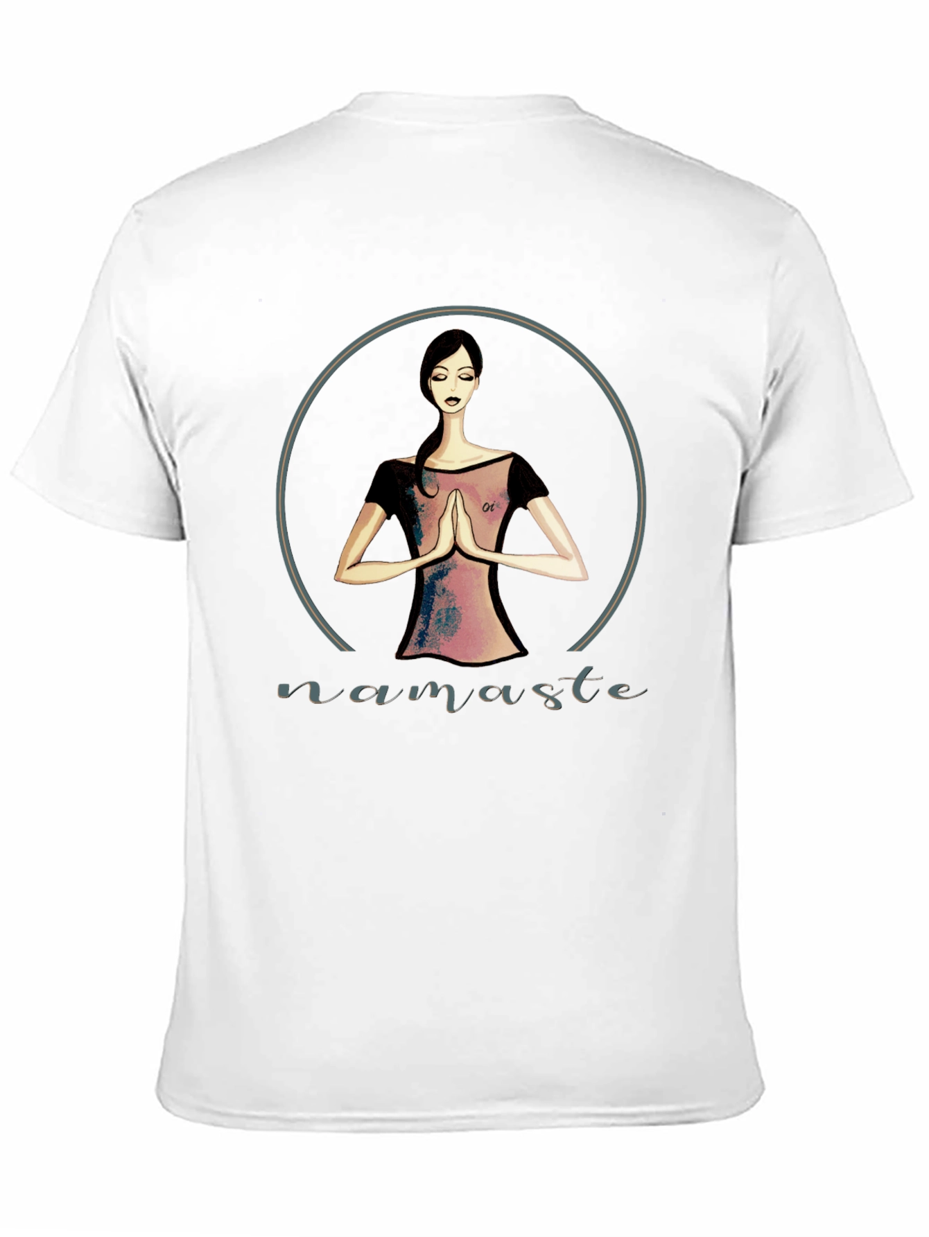 Namaste Yoga Graphic Tee - Black Unisex