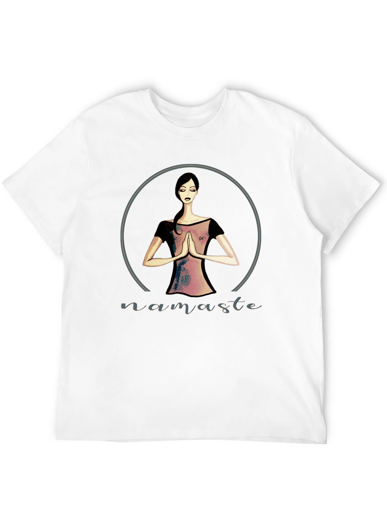 Namaste Yoga Graphic Tee - Black Unisex