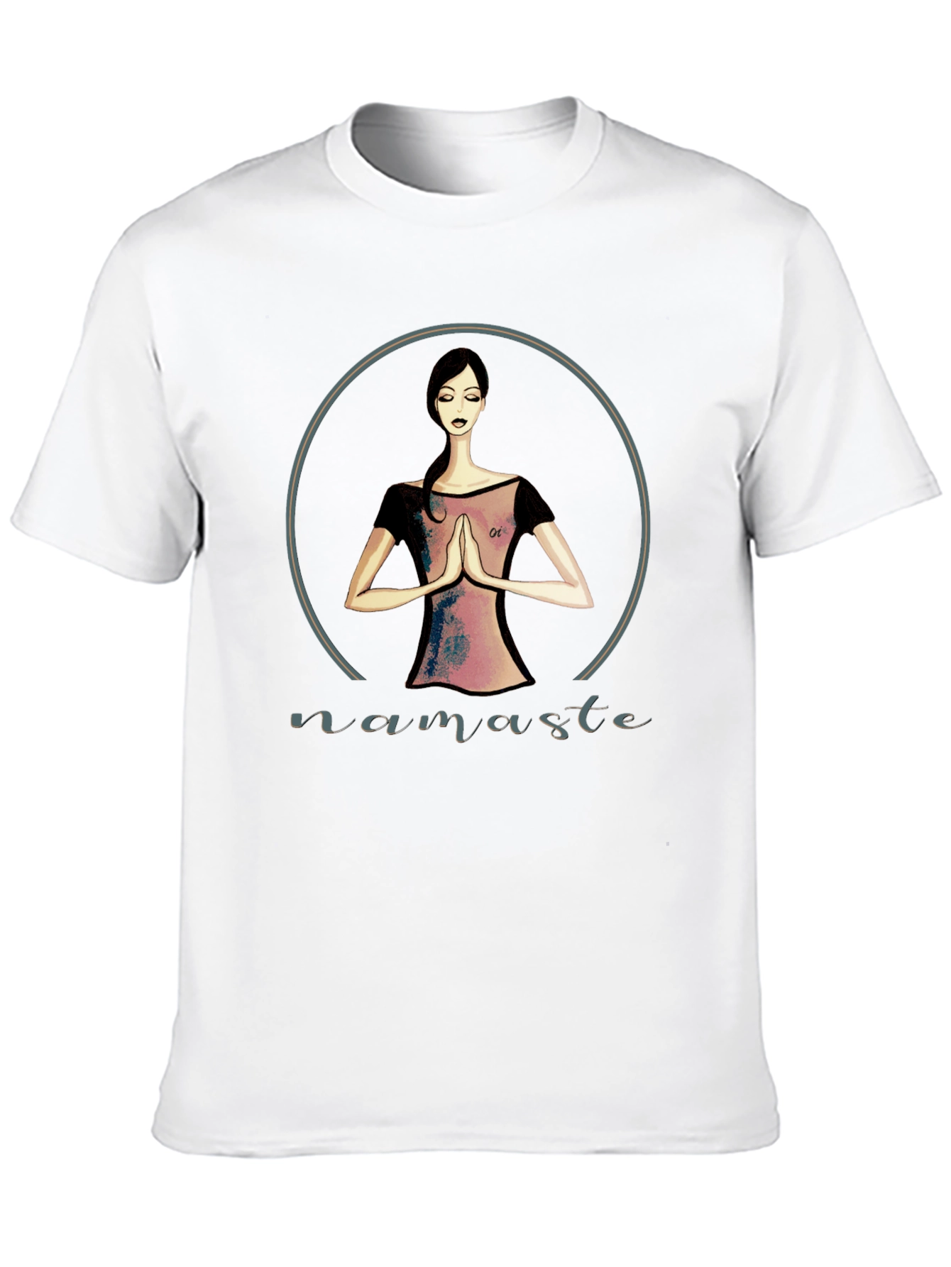 Namaste Yoga Graphic Tee - Black Unisex