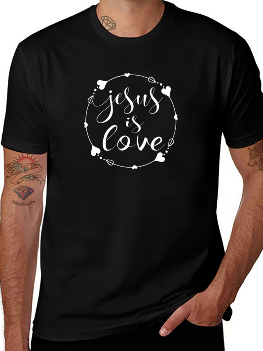 Jesus is Love T-Shirt Black Christian Apparel